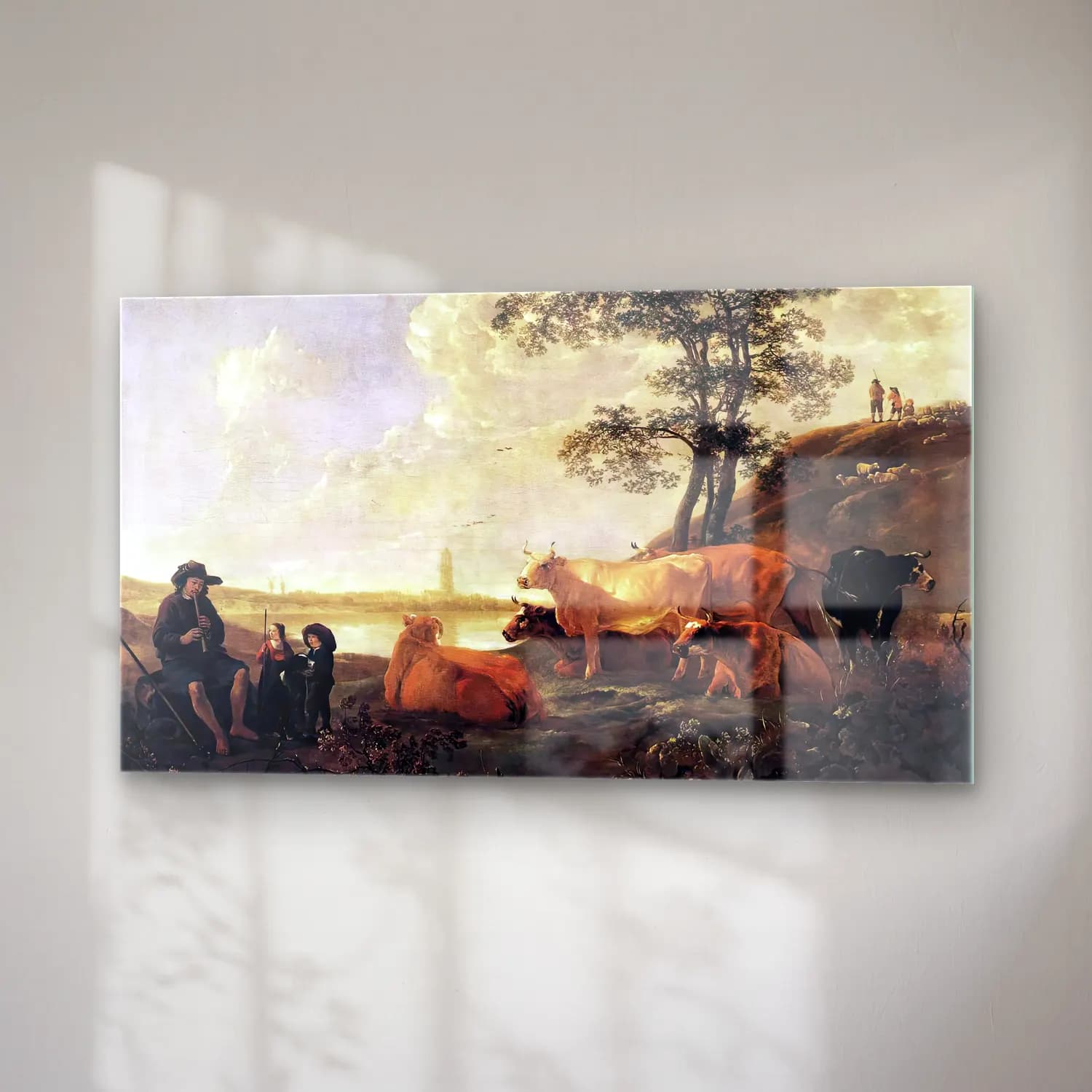 Aelbert Cuyp – Landscape near Rhenen cam tablo — sağ açıdan görünüm