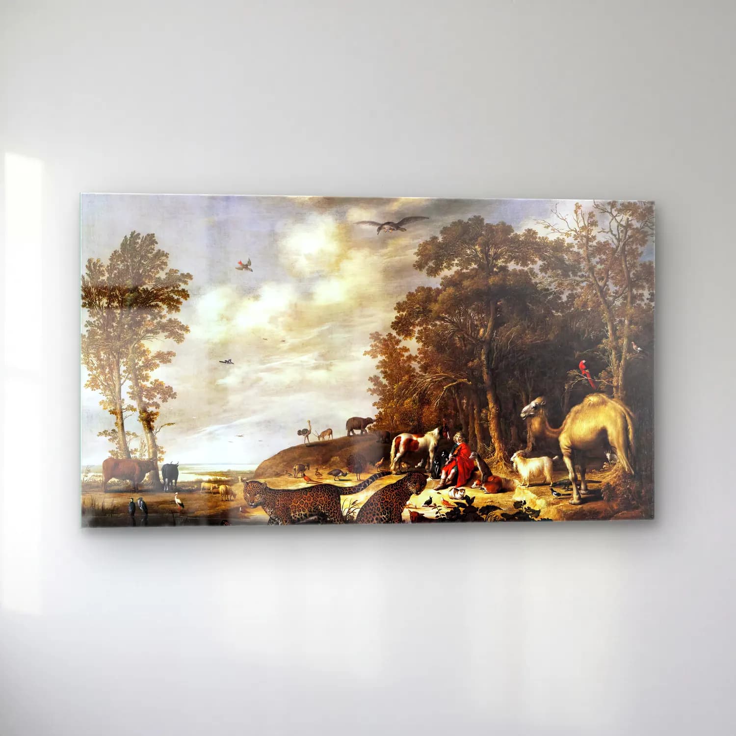 Aelbert Cuyp – Orpheus with Animals in a Landscape cam tablo — sol açıdan görünüm