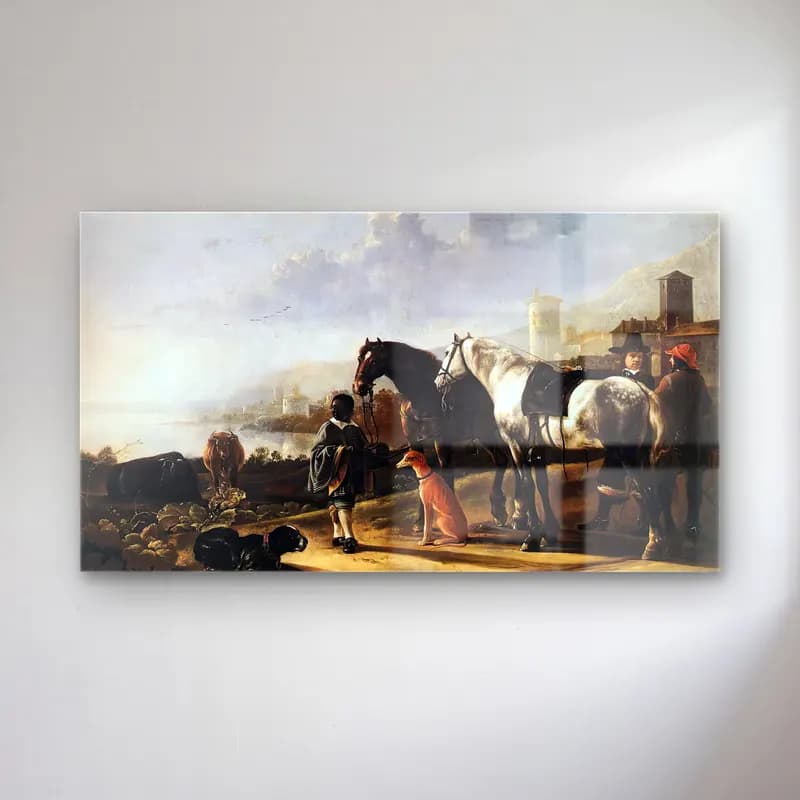 Aelbert Cuyp – The Negro Page cam tablo — Aelbert Cuyp – The Negro Page — yağlı boya atlı