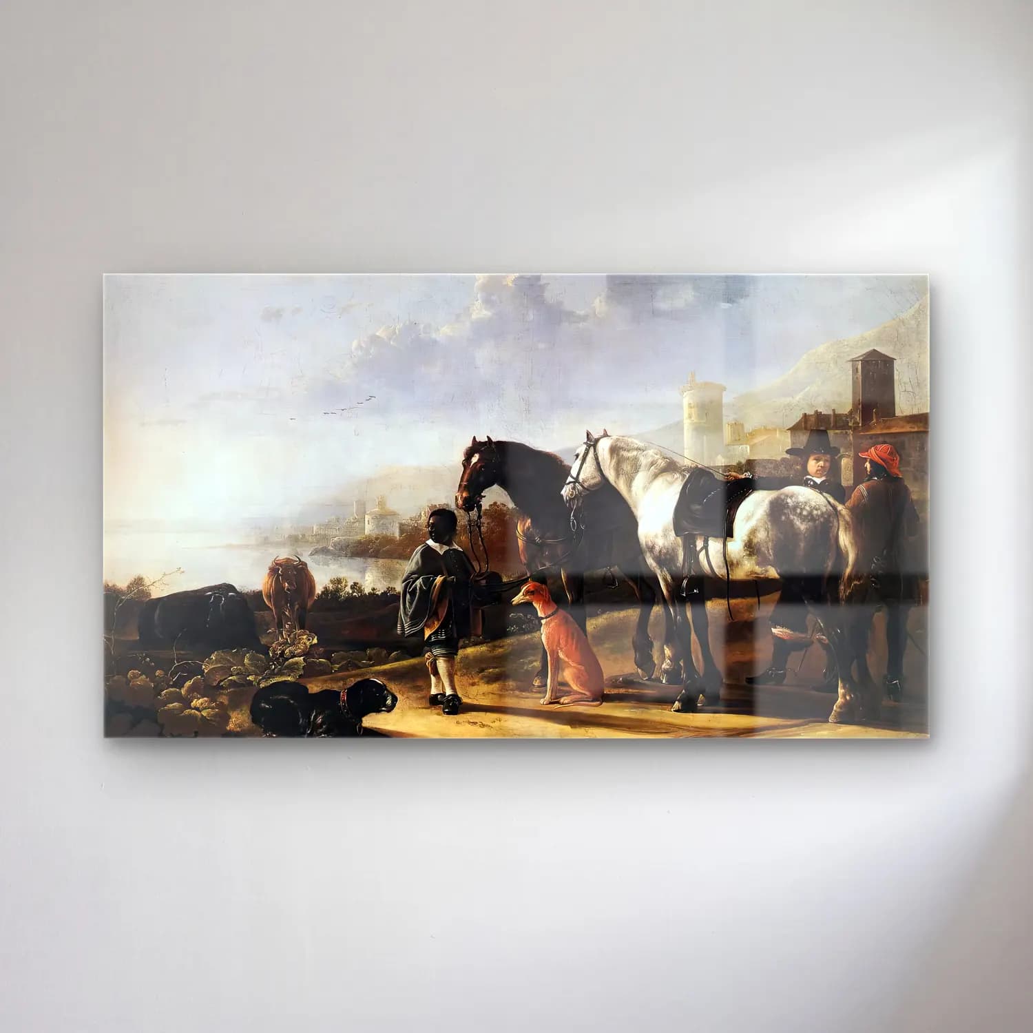 Aelbert Cuyp – The Negro Page cam tablo — Aelbert Cuyp – The Negro Page — yağlı boya atlı