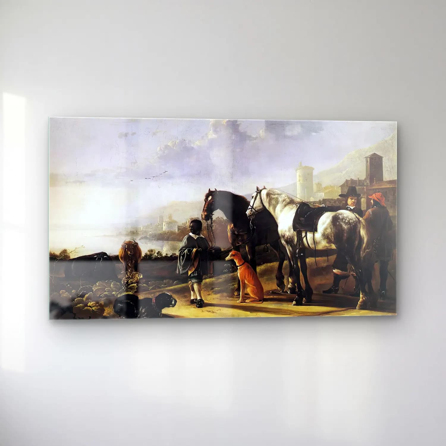 Aelbert Cuyp – The Negro Page cam tablo — sol açıdan görünüm