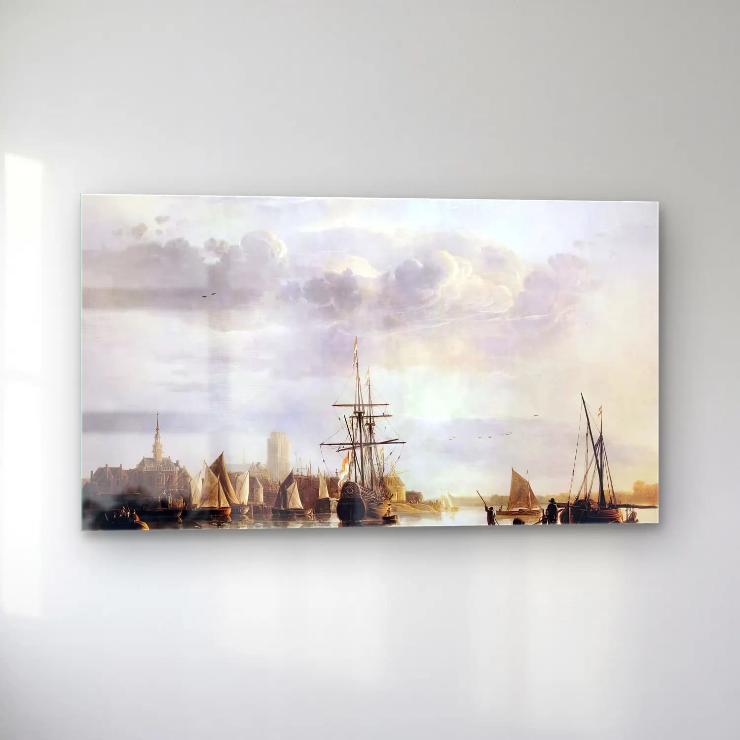 Aelbert Cuyp – View of Dordrecht cam tablo — sol açıdan görünüm