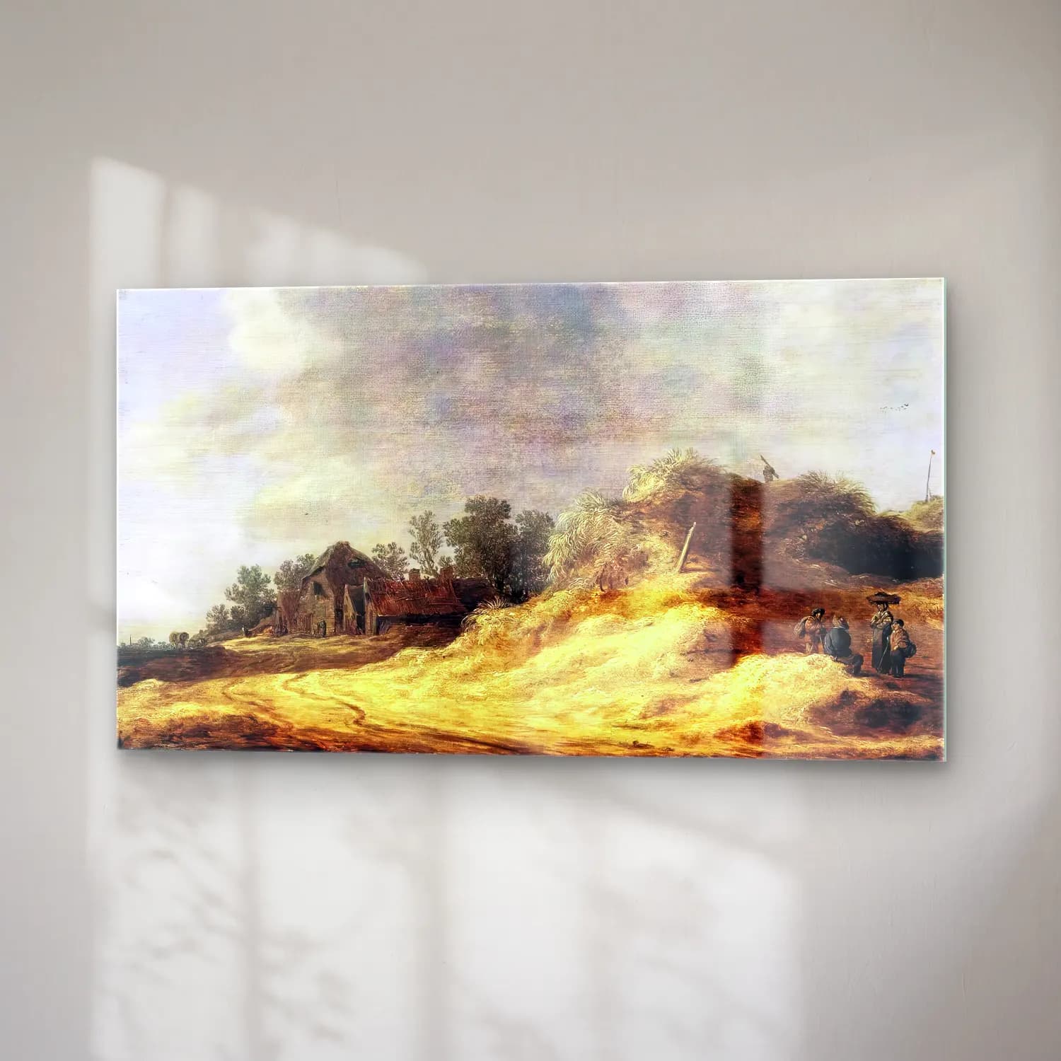 Jan van Goyen – Dunes cam tablo — sağ açıdan görünüm