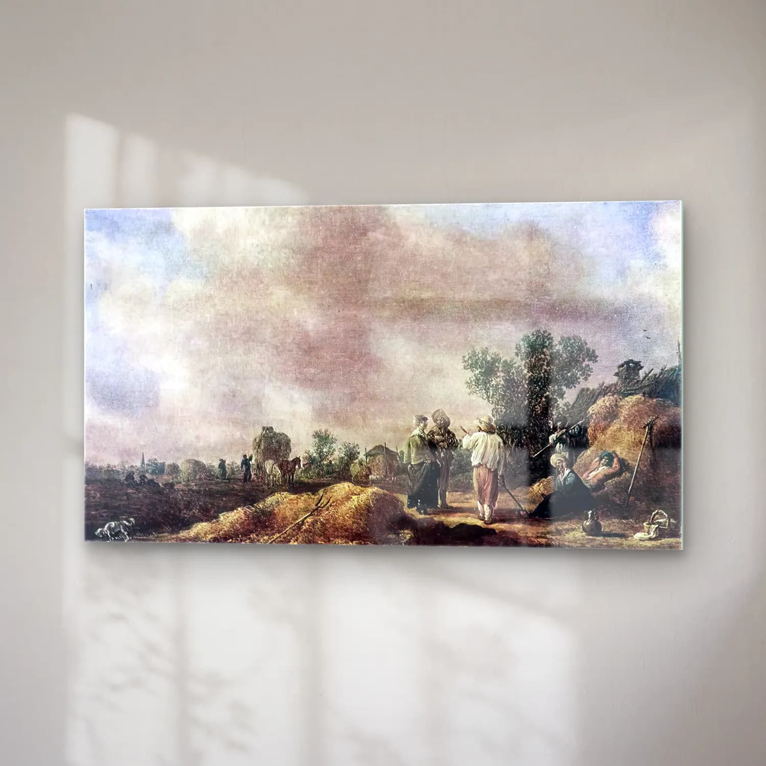 Jan van Goyen – Haymaking cam tablo — sağ açıdan görünüm
