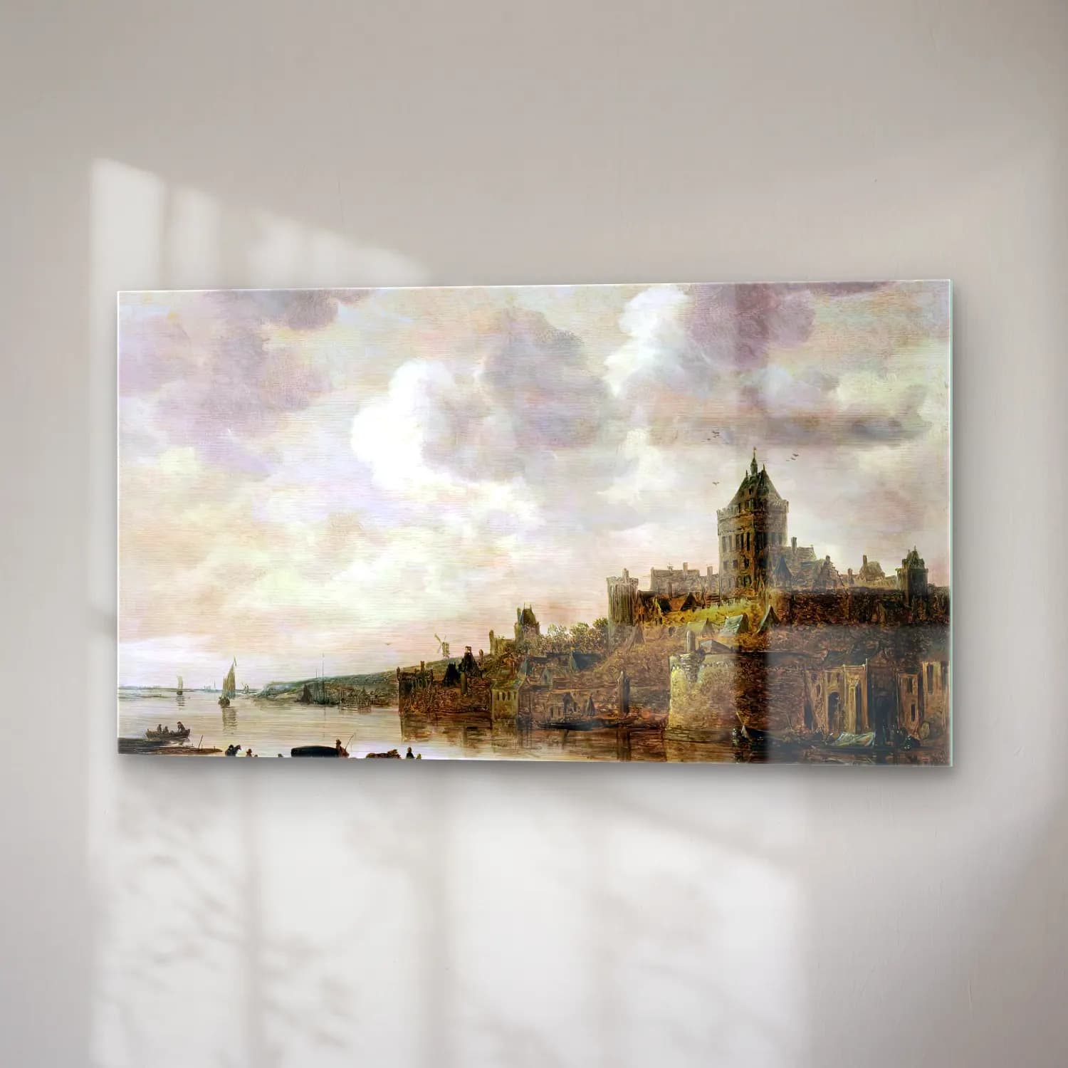 Jan van Goyen – The Valkhof at Nijmegen cam tablo — sağ açıdan görünüm