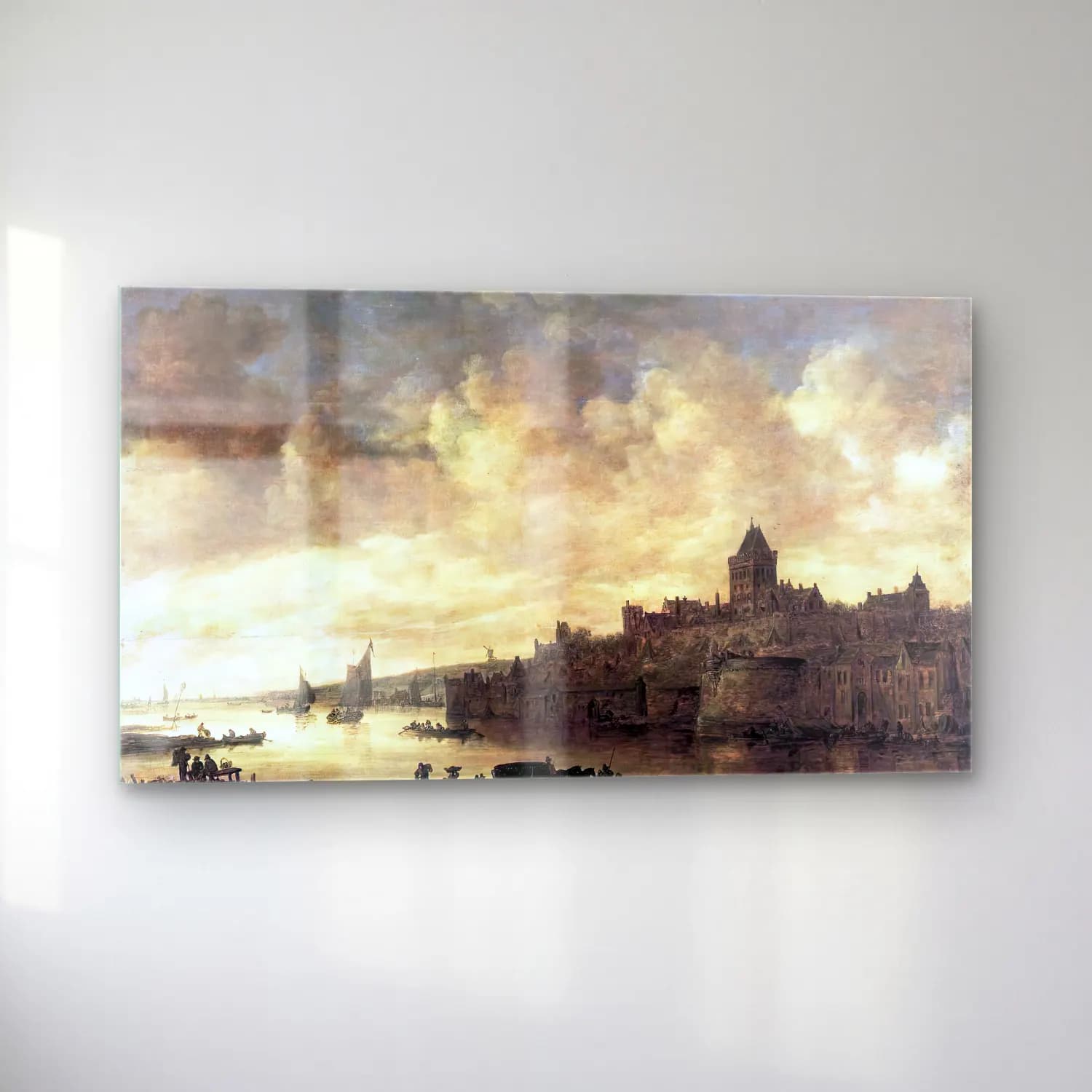 Jan van Goyen – View of Nijmegen cam tablo — sol açıdan görünüm