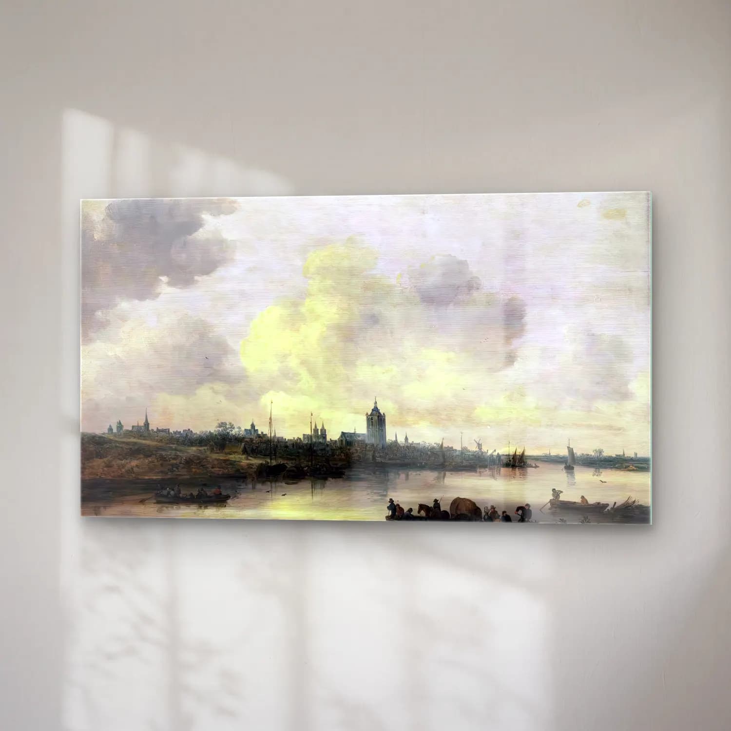 Jan van Goyen – View of the City of Arnhem cam tablo — sağ açıdan görünüm