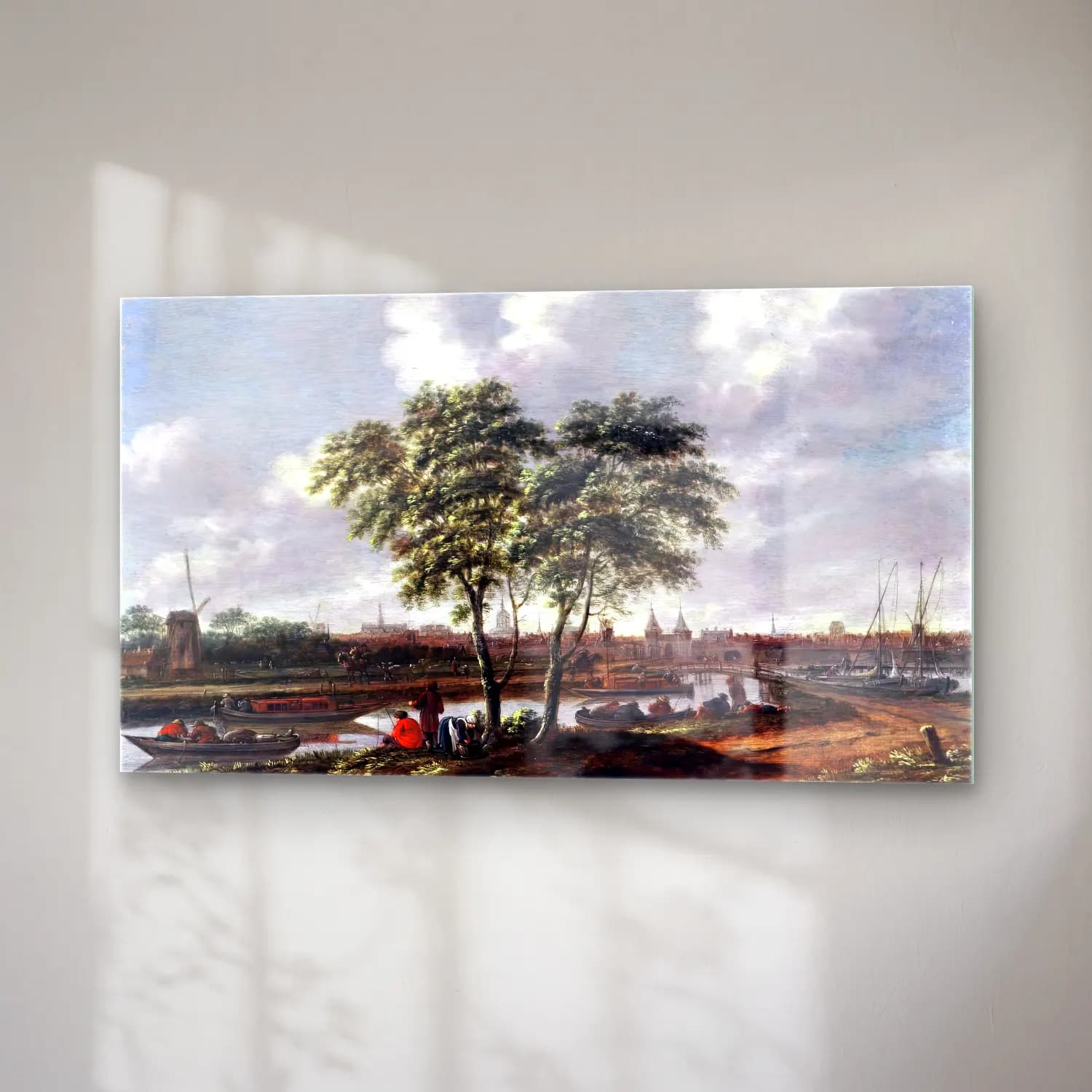 Thomas Heeremans – View of Leiden cam tablo — sağ açıdan görünüm