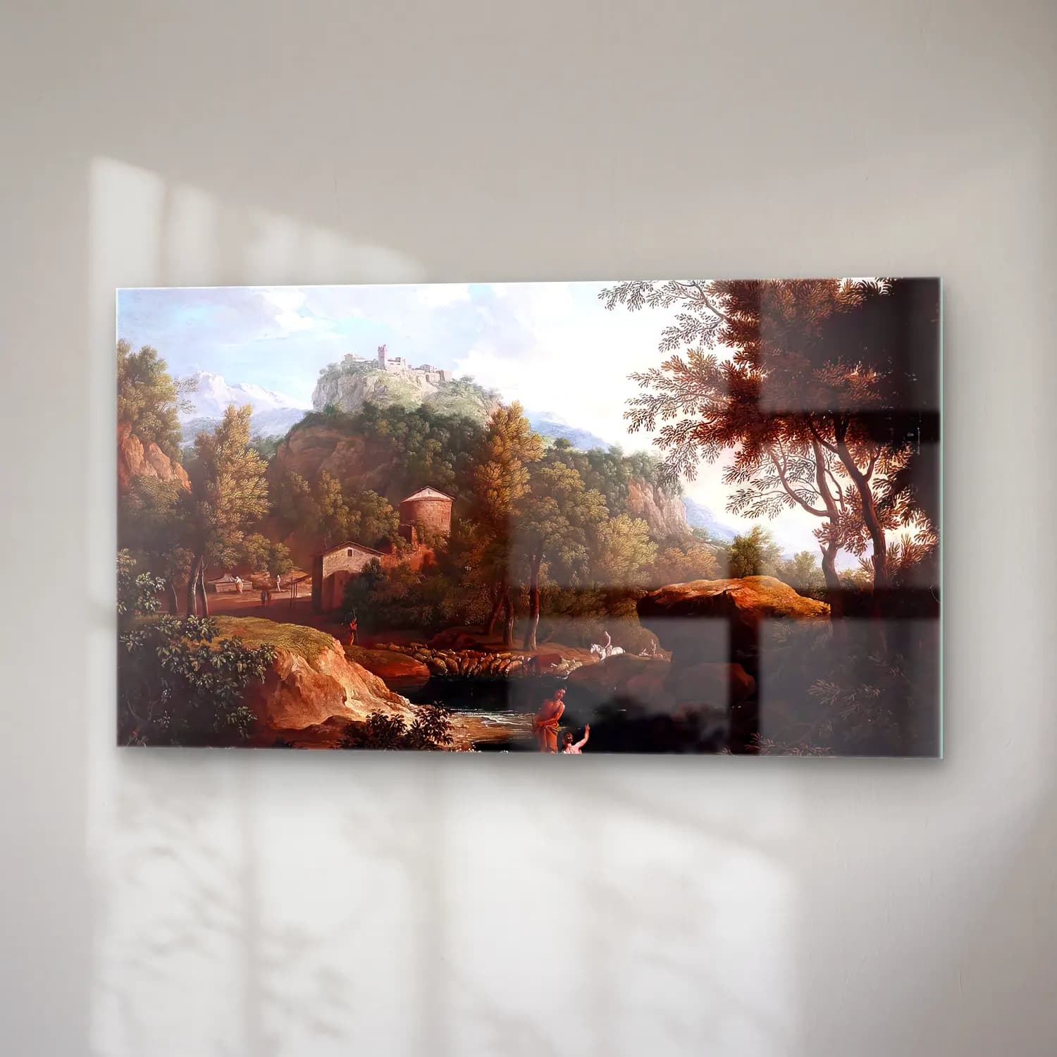 Jacob de Heusch – Italian Landscape cam tablo — sağ açıdan görünüm