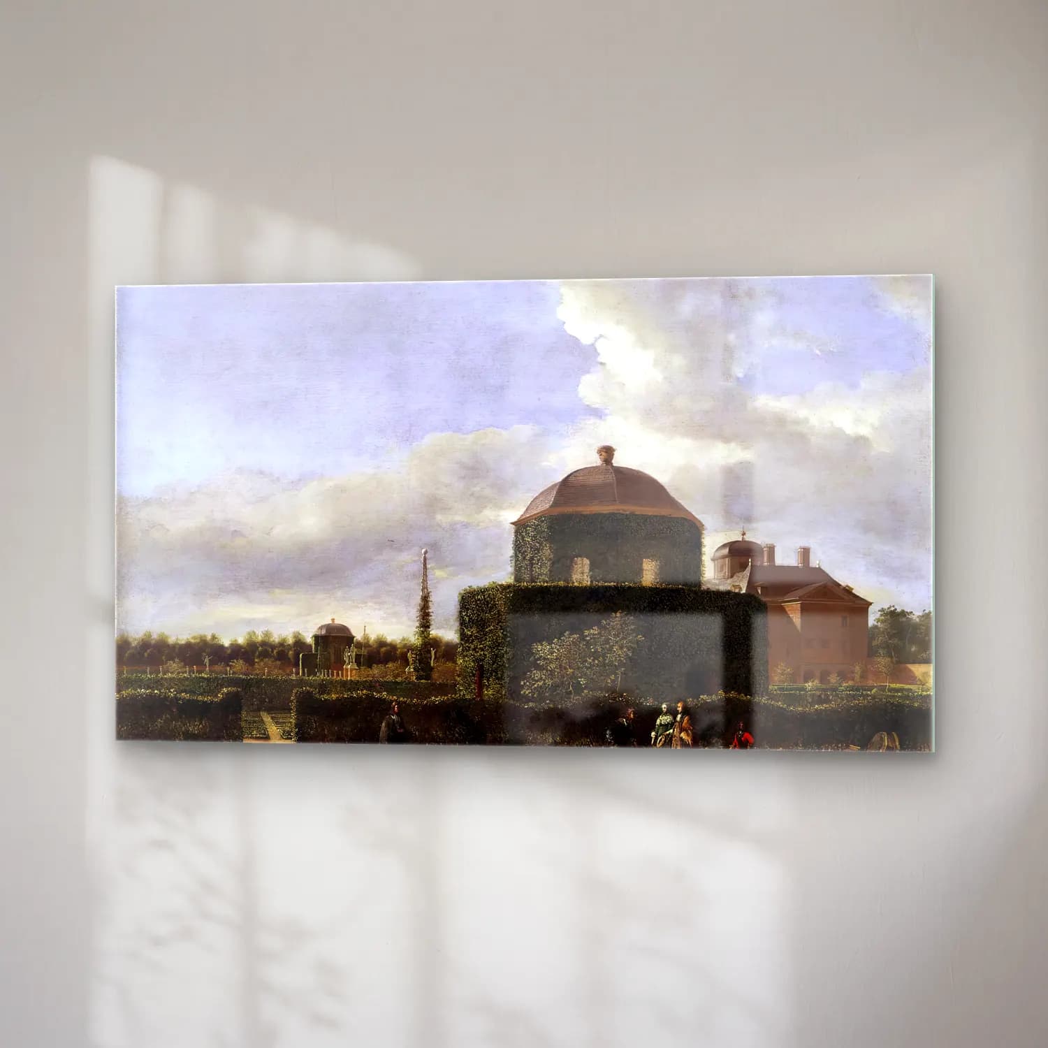 Jan van der Heyden – The Huis ten Bosch at The Hague and Its Formal Garden (View… cam tablo — sağ açıdan görünüm