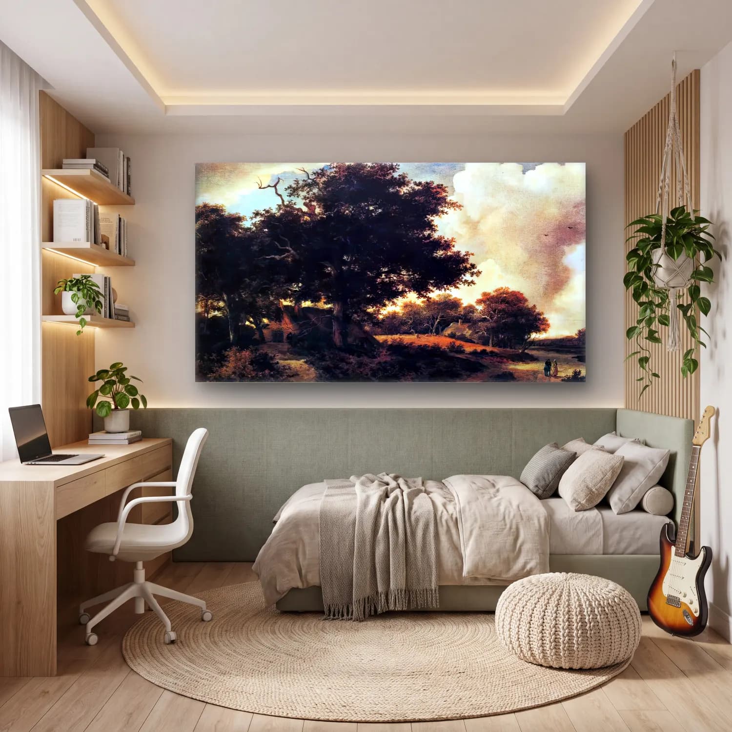 Meyndert Hobbema – Landscape cam tablo — genç odasında