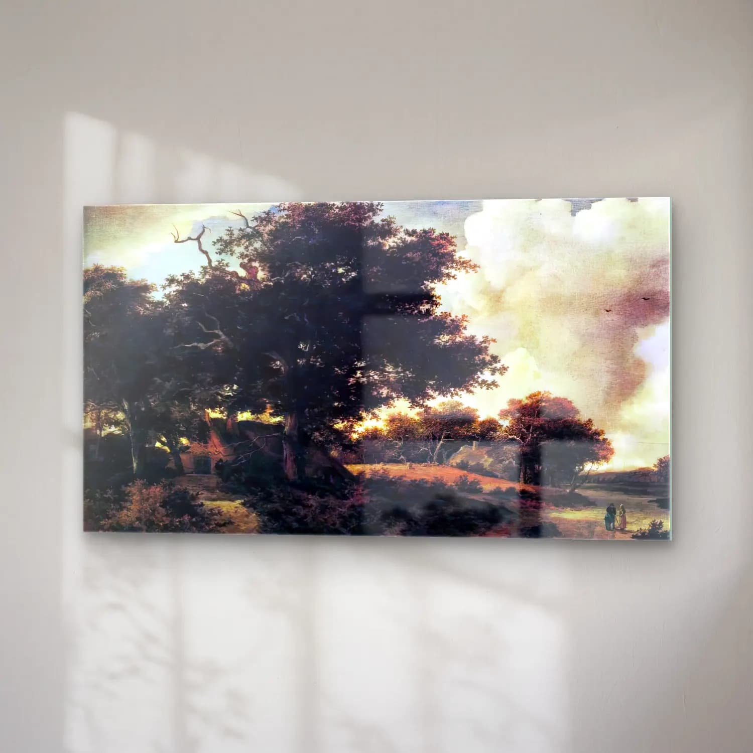 Meyndert Hobbema – Landscape cam tablo — sağ açıdan görünüm