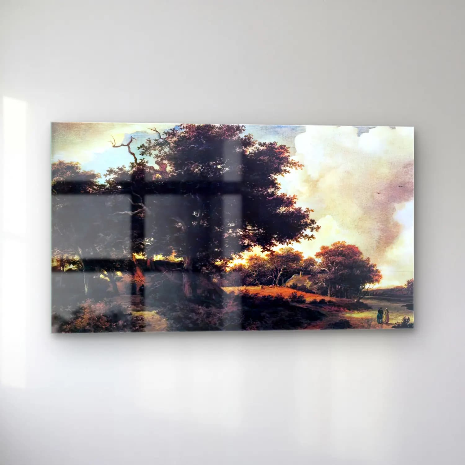 Meyndert Hobbema – Landscape cam tablo — sol açıdan görünüm