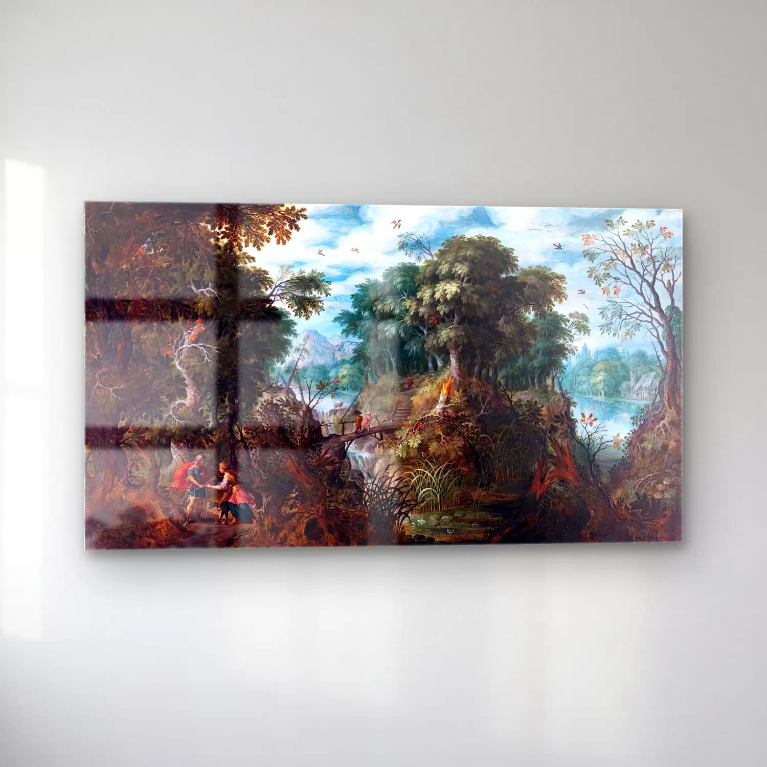 Alexander Keirinckx – Landscape with Cephalus and Procris cam tablo — sol açıdan görünüm