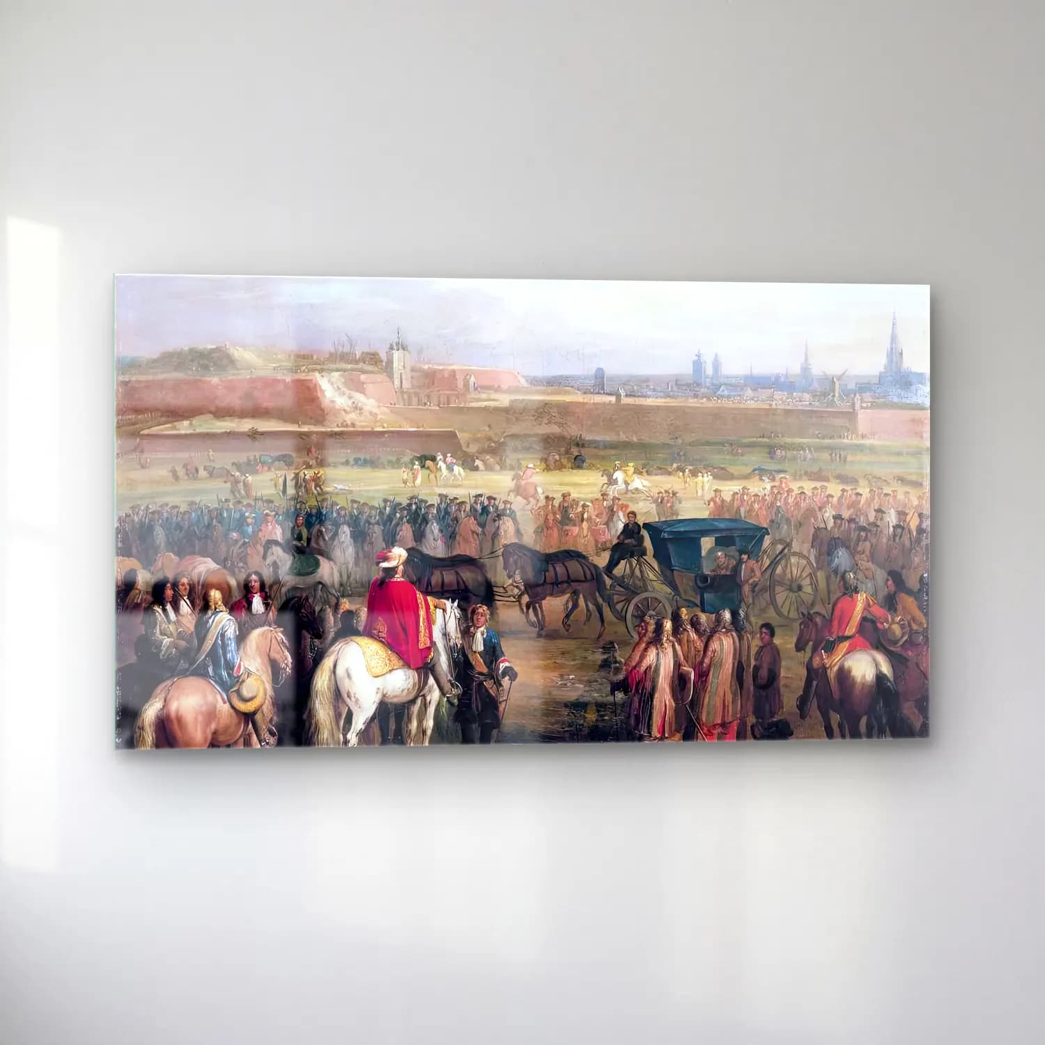 Adam Frans van der Meulen – The Surrender of Cambrai cam tablo — sol açıdan görünüm