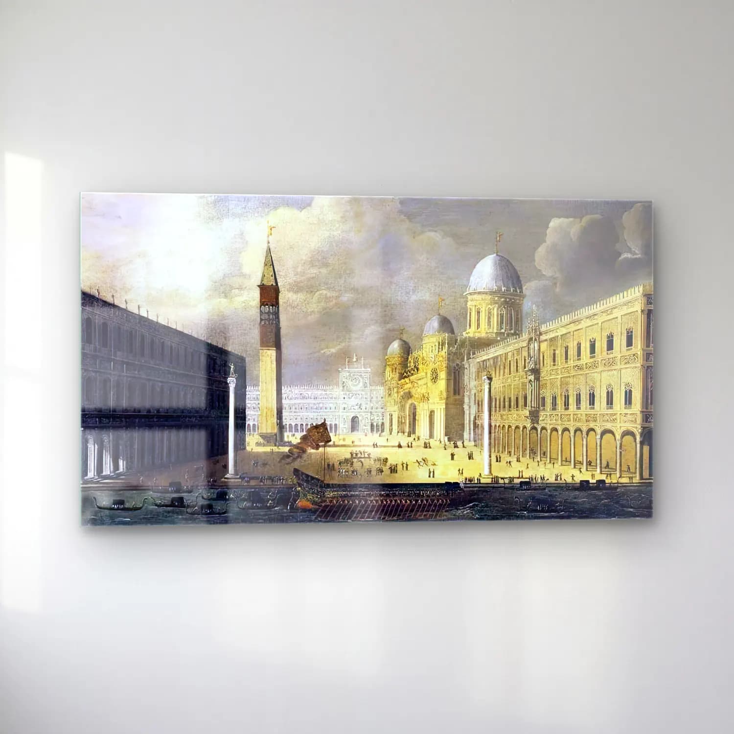 François de Nomé – A View of Venice cam tablo — sol açıdan görünüm