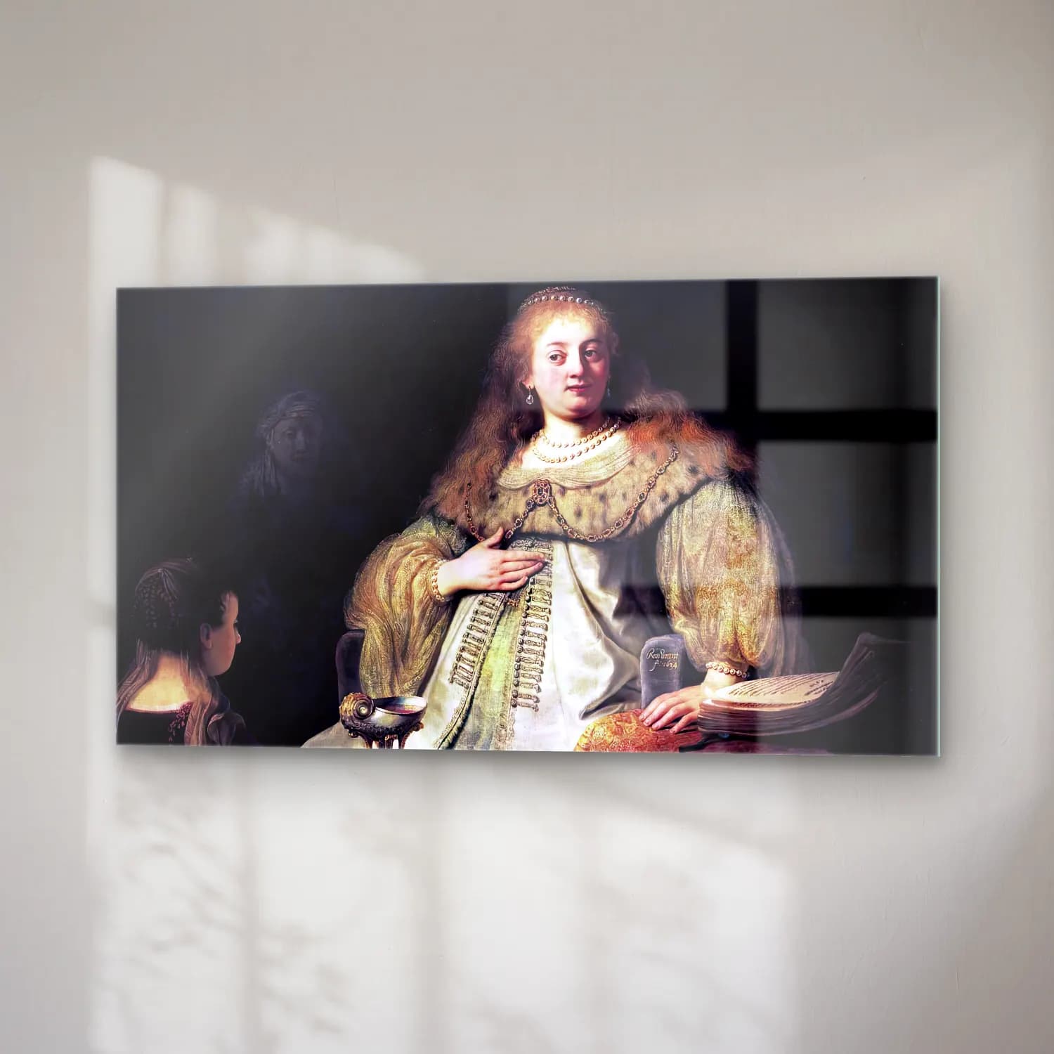 Rembrandt Harmenszoon van Rijn – Artemisia cam tablo — sağ açıdan görünüm