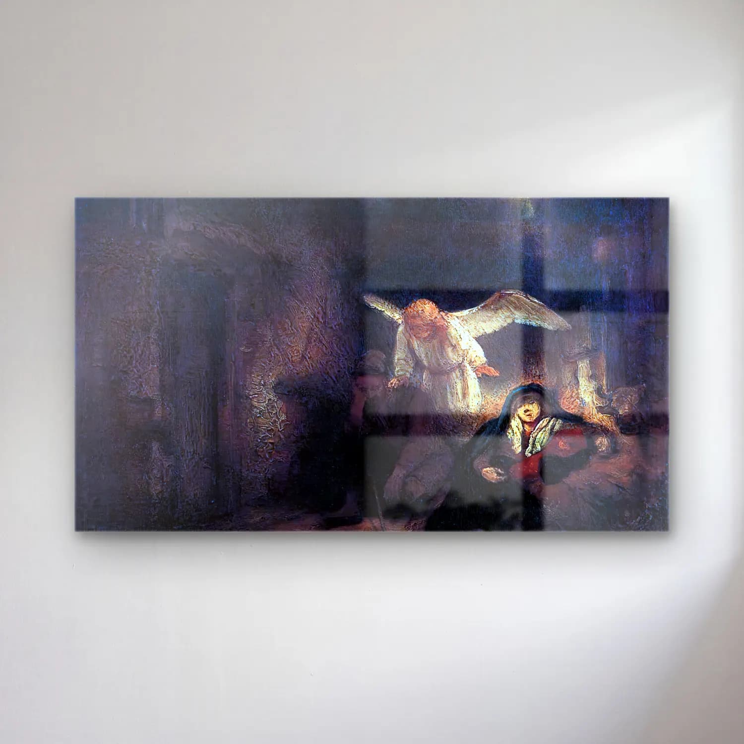 Rembrandt Harmenszoon van Rijn – Joseph s Dream cam tablo — Rembrandt Harmenszoon van Rijn – Joseph s Dream — empresyonist melek