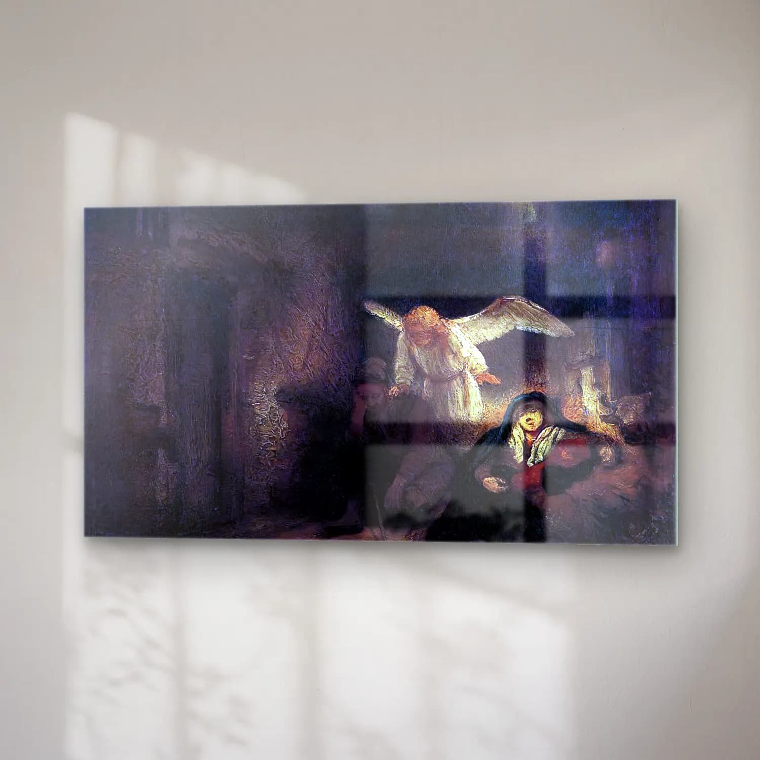 Rembrandt Harmenszoon van Rijn – Joseph s Dream cam tablo — sağ açıdan görünüm