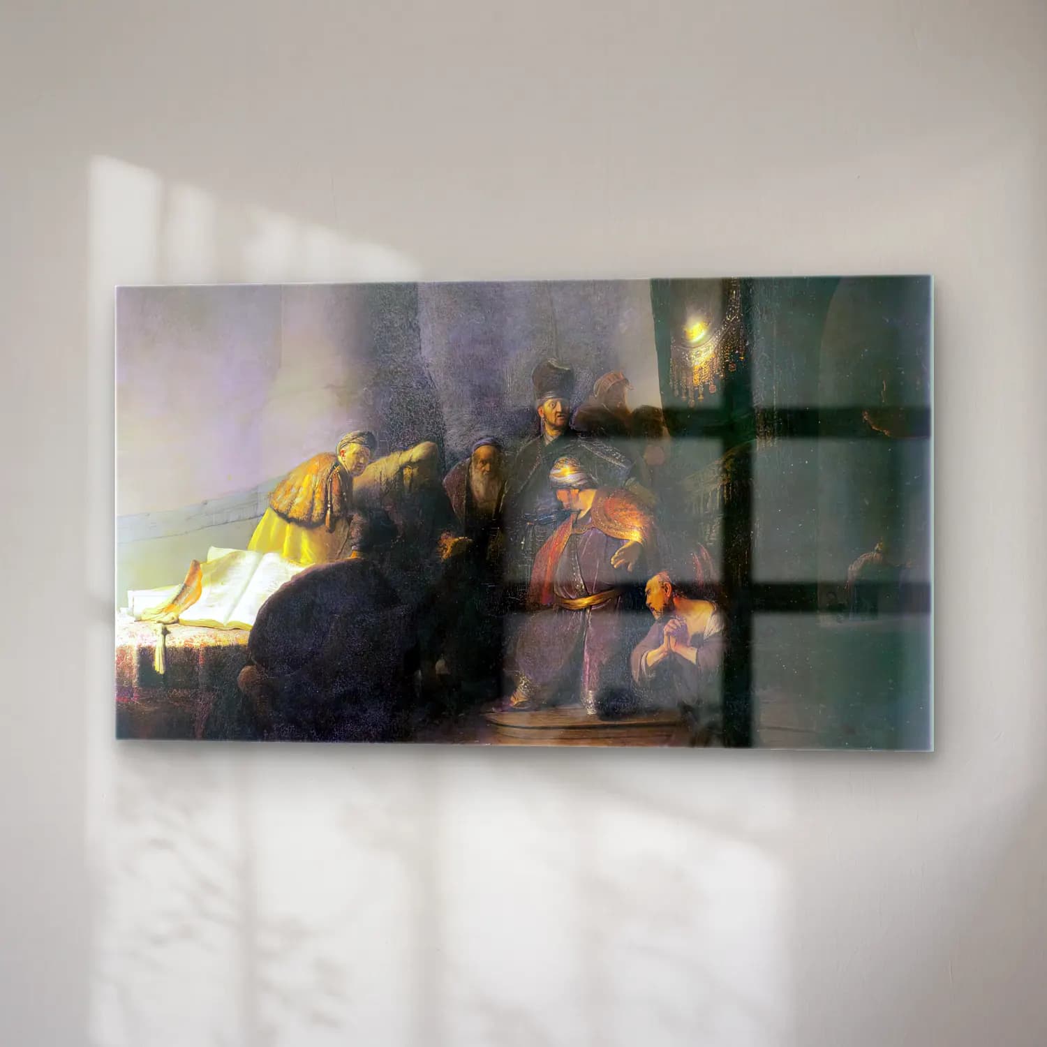 Rembrandt Harmenszoon van Rijn – Judas Returning the Thirty Pieces of Silver cam tablo — sağ açıdan görünüm