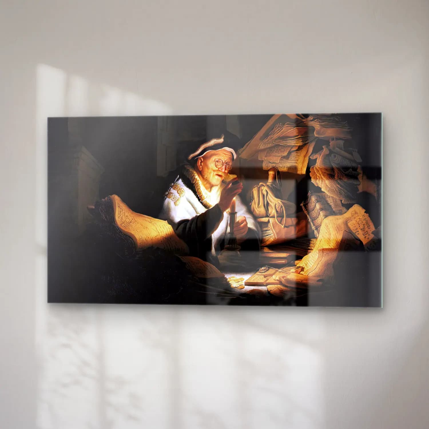 Rembrandt Harmenszoon van Rijn – Parable of the Rich Man cam tablo — sağ açıdan görünüm