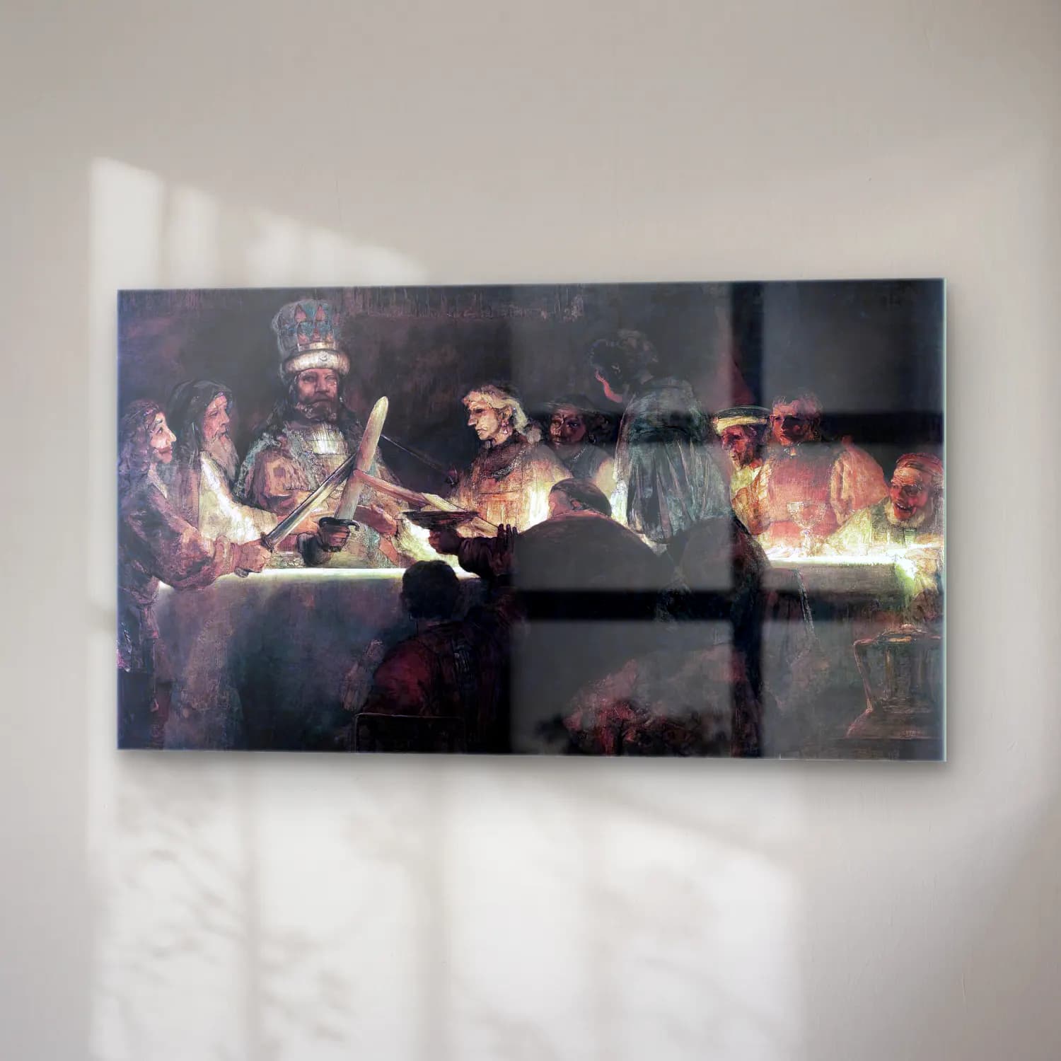 Rembrandt Harmenszoon van Rijn – The Conspiration of the Bataves cam tablo — sağ açıdan görünüm
