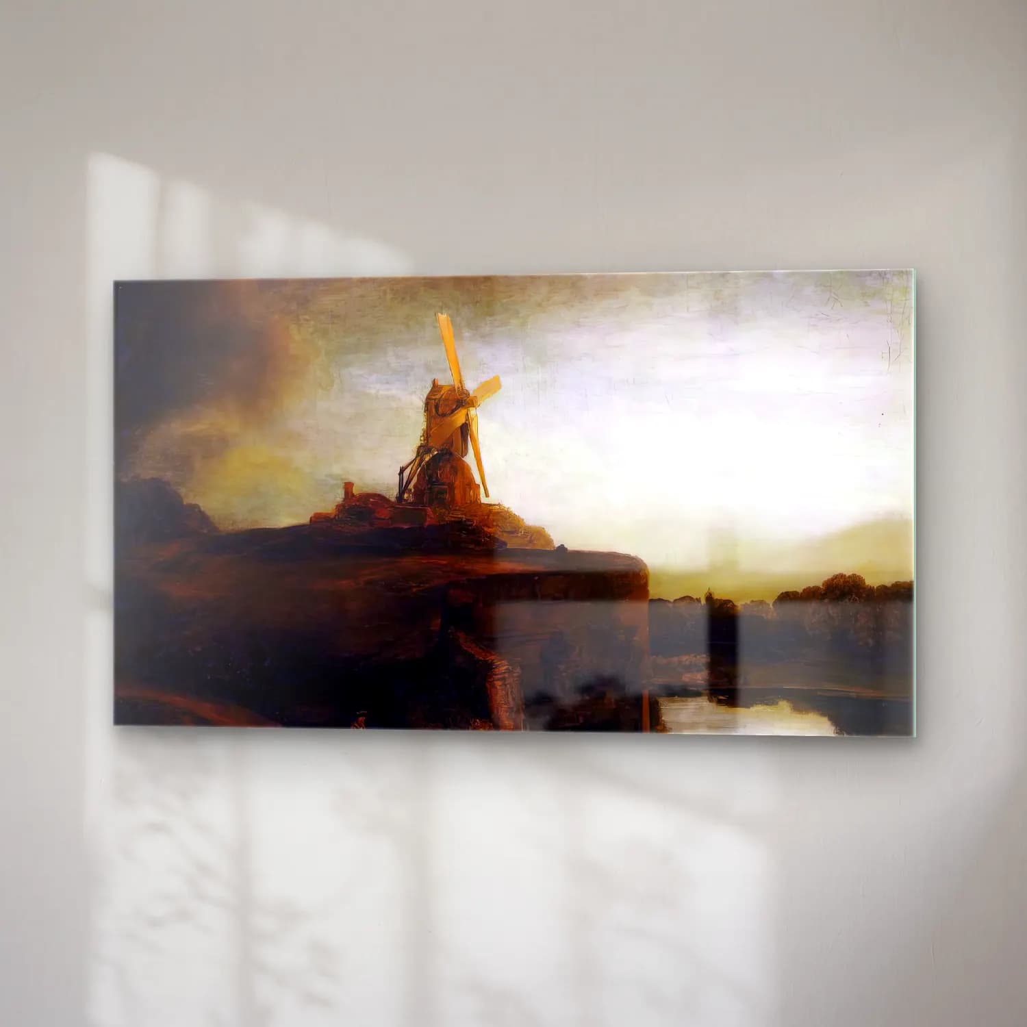 Rembrandt Harmenszoon van Rijn – The Mill cam tablo — sağ açıdan görünüm