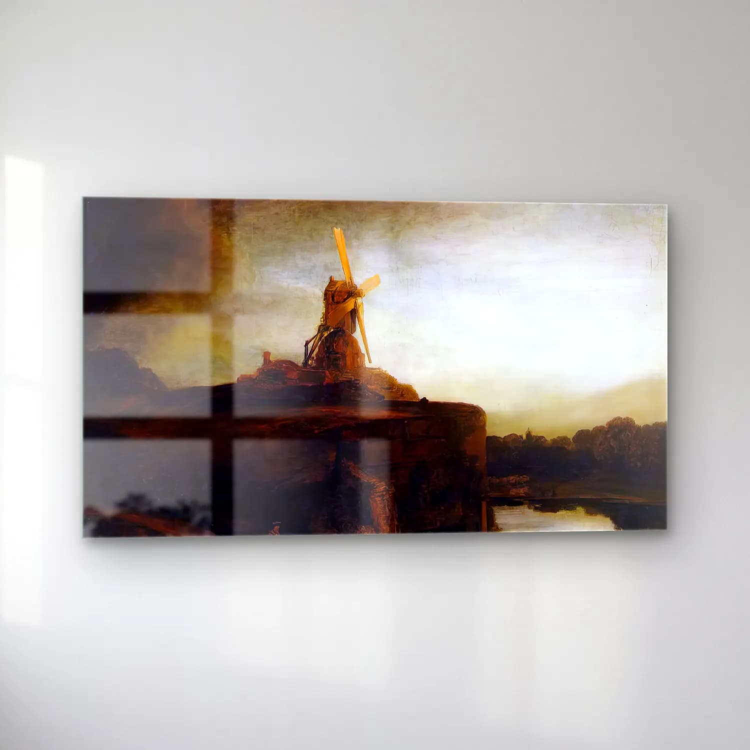 Rembrandt Harmenszoon van Rijn – The Mill cam tablo — sol açıdan görünüm