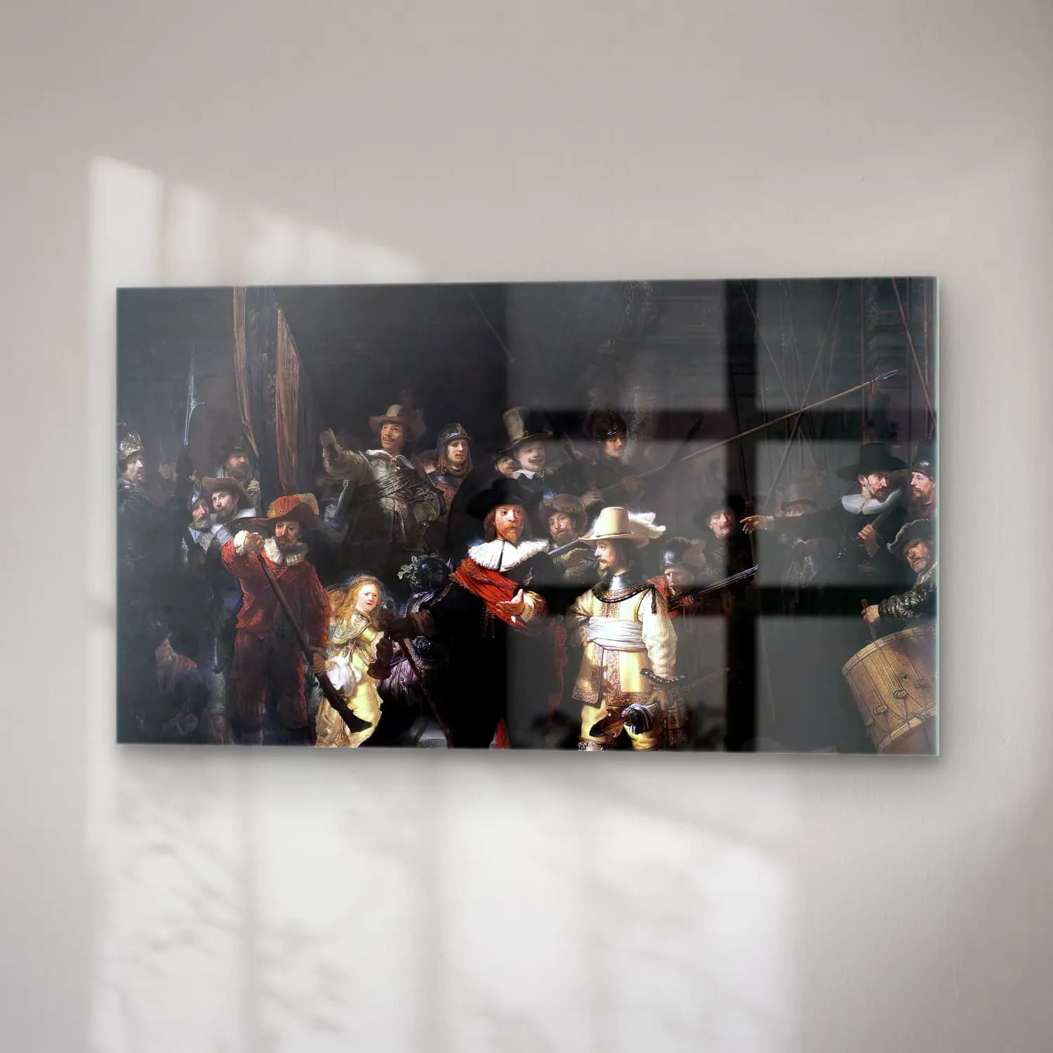Rembrandt Harmenszoon van Rijn – The Nightwatch cam tablo — sağ açıdan görünüm