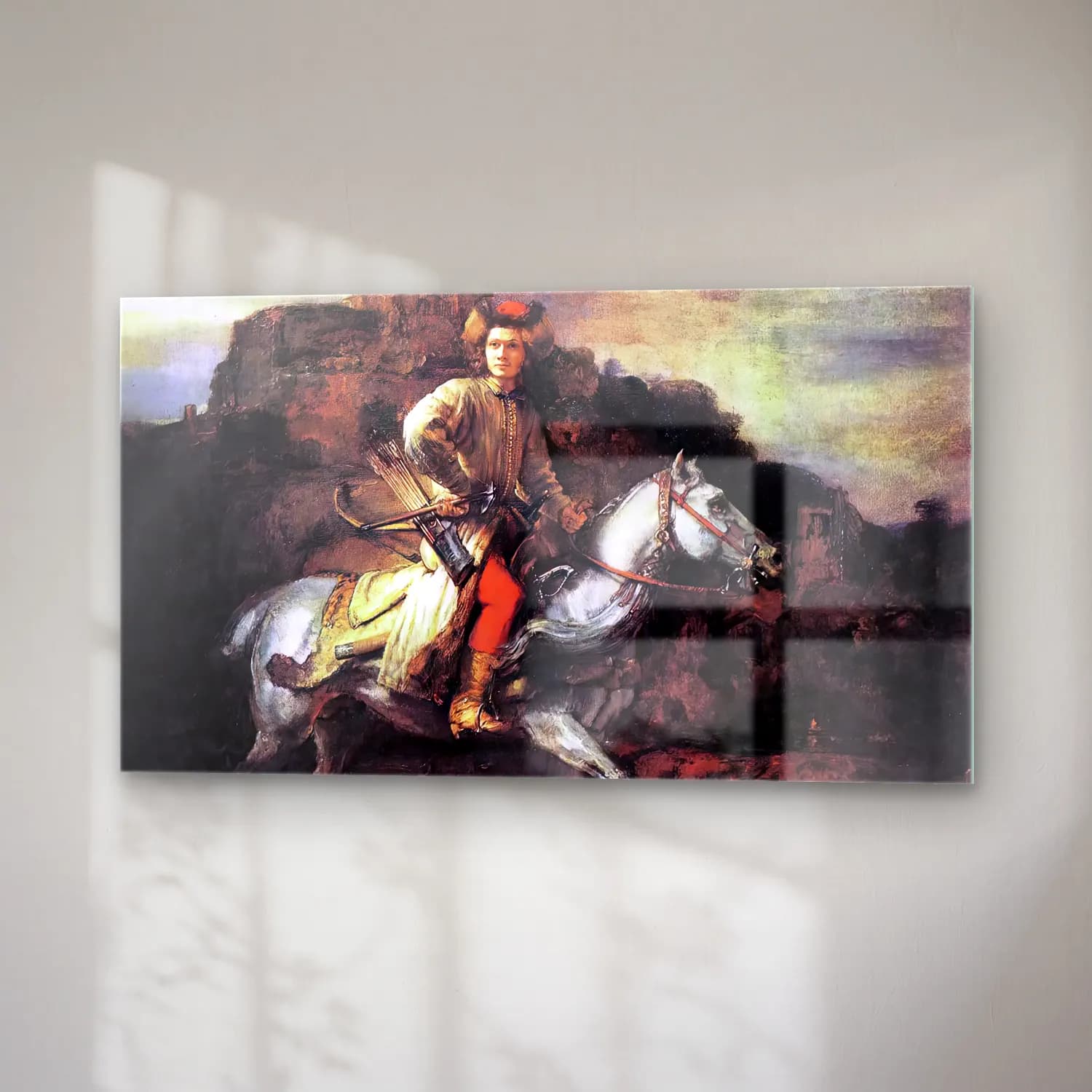 Rembrandt Harmenszoon van Rijn – The Polish Rider cam tablo — sağ açıdan görünüm