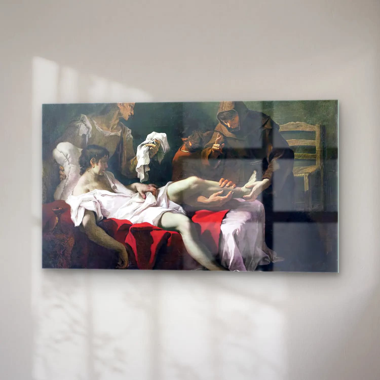 Sebastiano Ricci – St Anthony of Padua Healing a Youth cam tablo — sağ açıdan görünüm