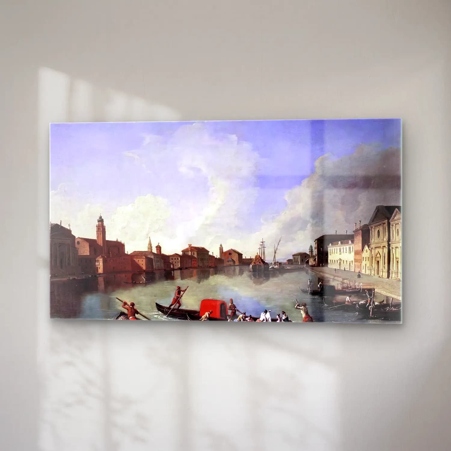 Johan Richter – View of the Giudecca Canal cam tablo — sağ açıdan görünüm