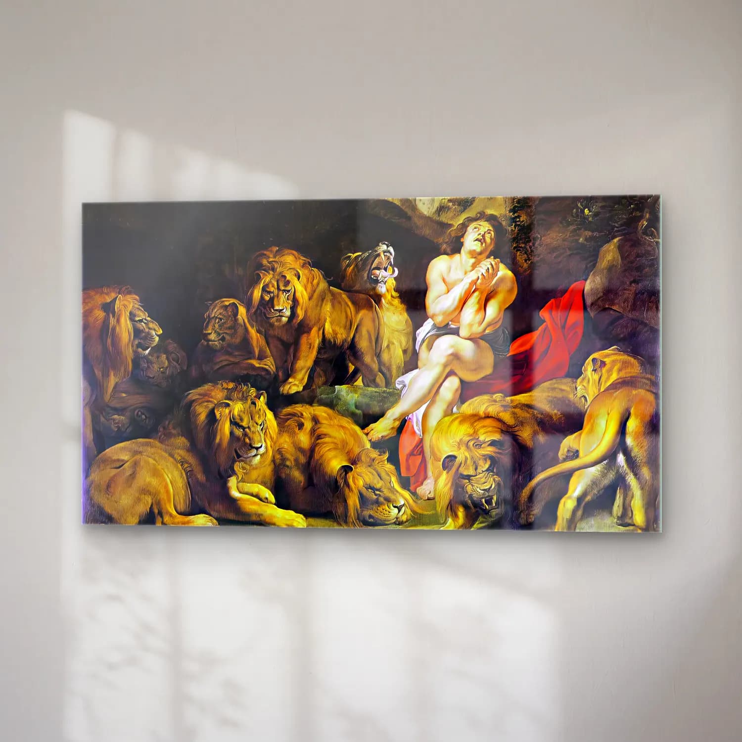 Peter Paul Rubens – Daniel in the Lion s Den cam tablo — sağ açıdan görünüm