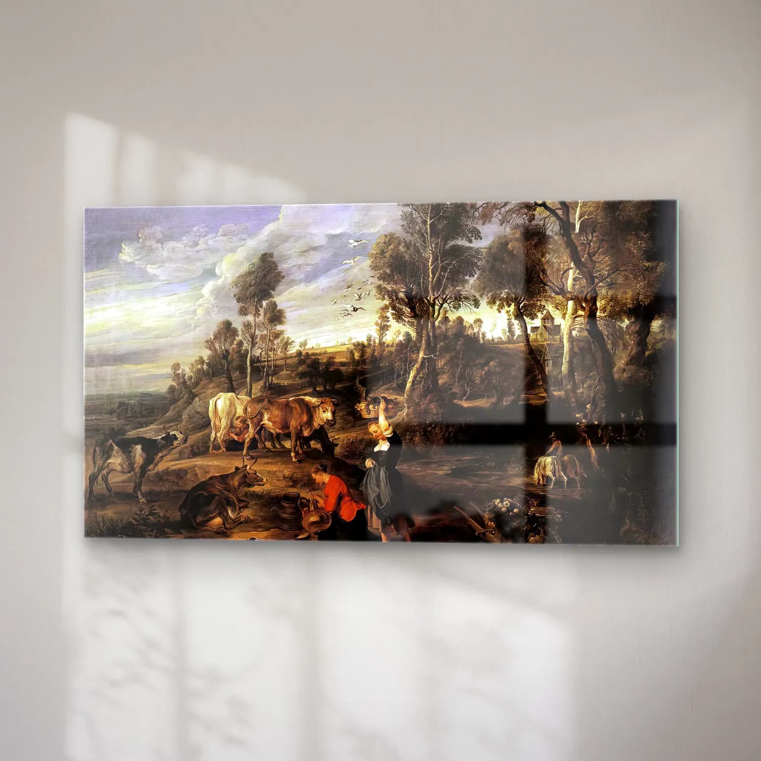 Peter Paul Rubens – Farm at Laken cam tablo — sağ açıdan görünüm