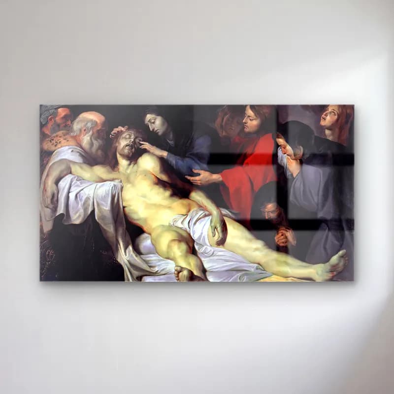 Peter Paul Rubens – Lamentation over the Dead Christ cam tablo — Peter Paul Rubens – Lamentation over the Dead Christ — yağlı boya dini sahne