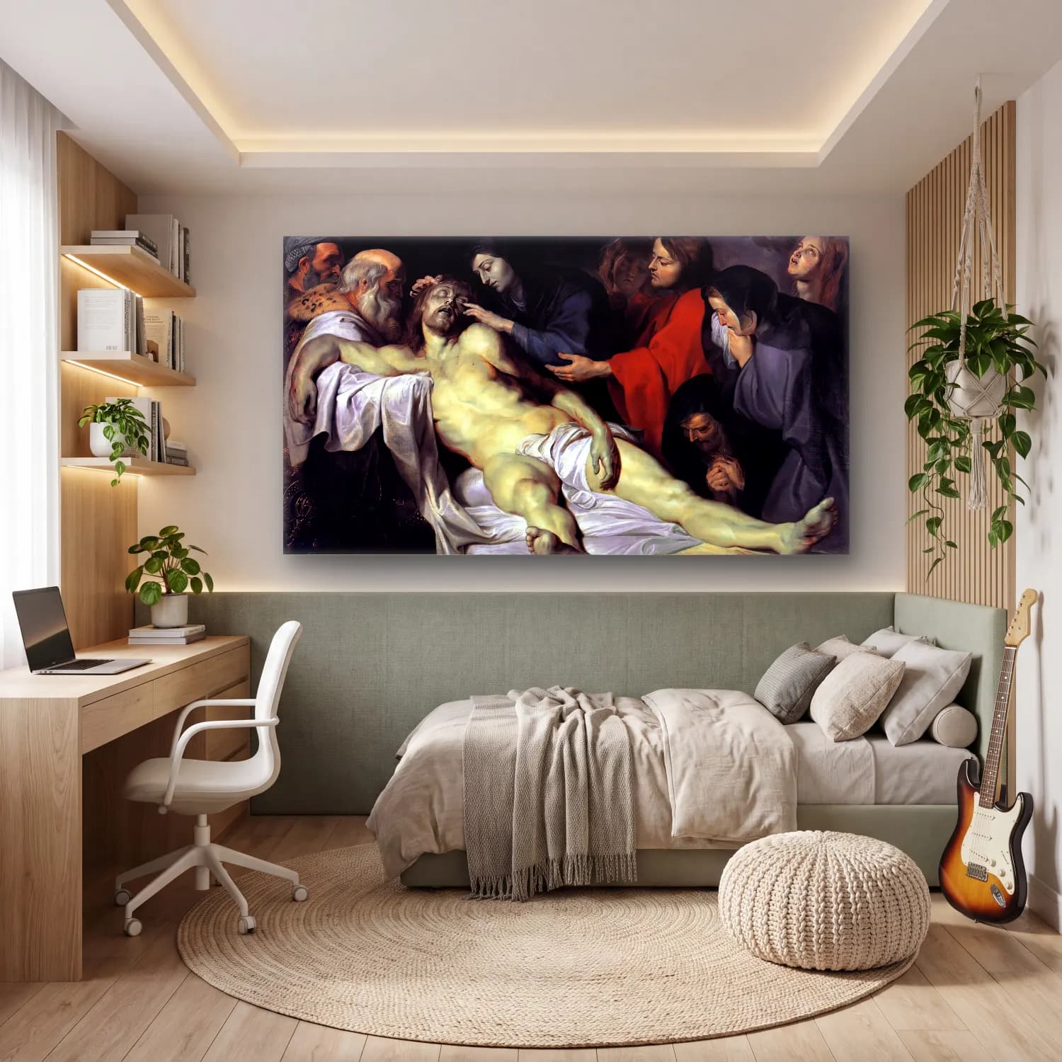 Peter Paul Rubens – Lamentation over the Dead Christ cam tablo — genç odasında