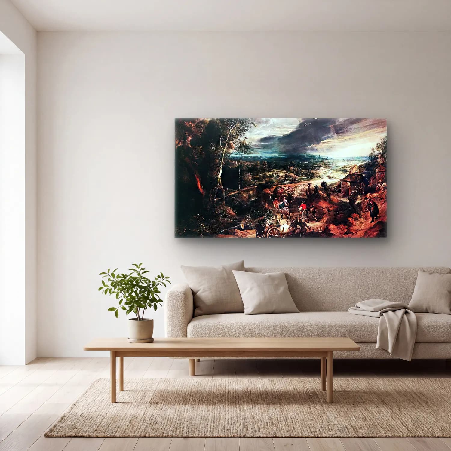 Peter Paul Rubens – Summer cam tablo — açık renk salonda