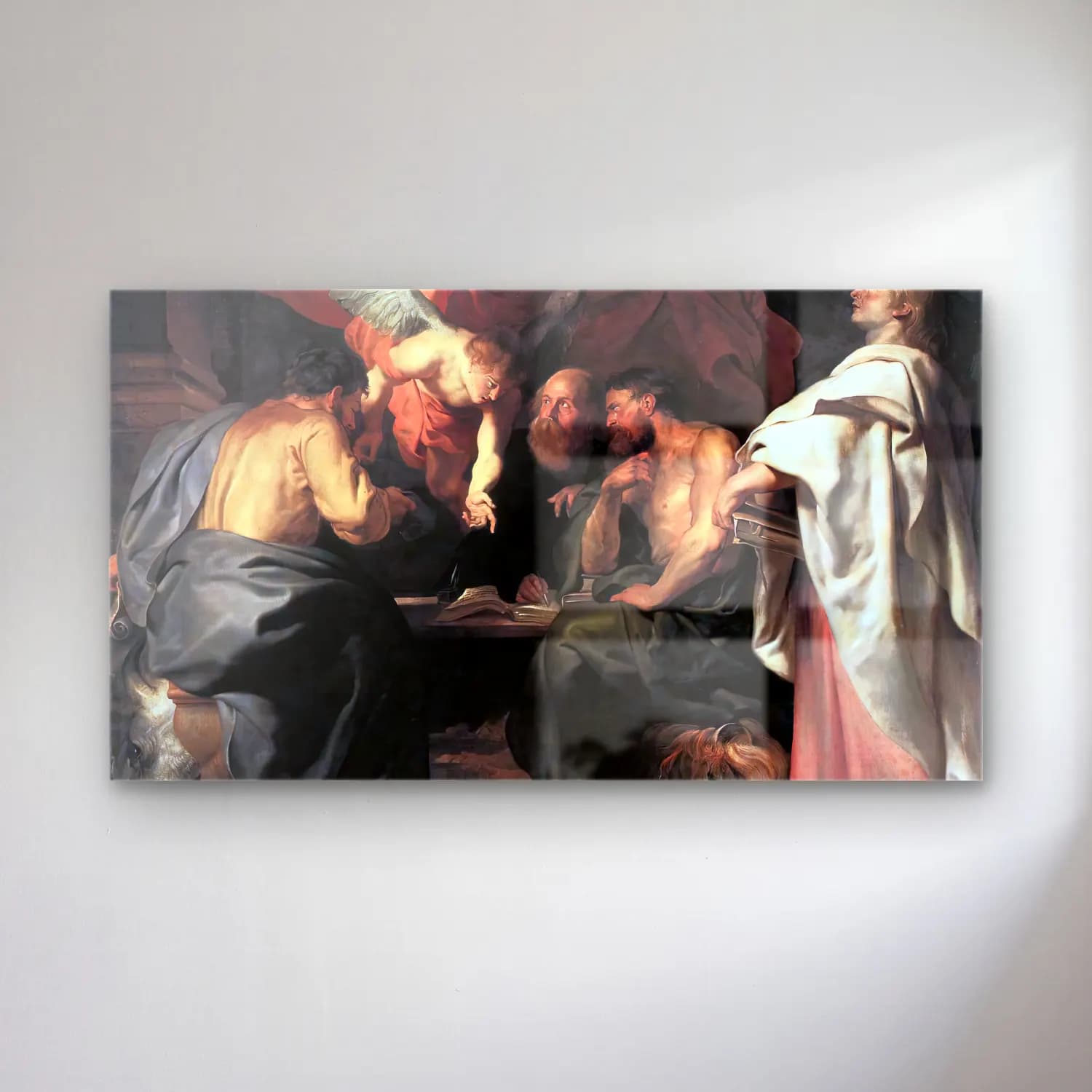 Peter Paul Rubens – The Four Evangelists cam tablo — Peter Paul Rubens – The Four Evangelists — yağlı boya dini sahne