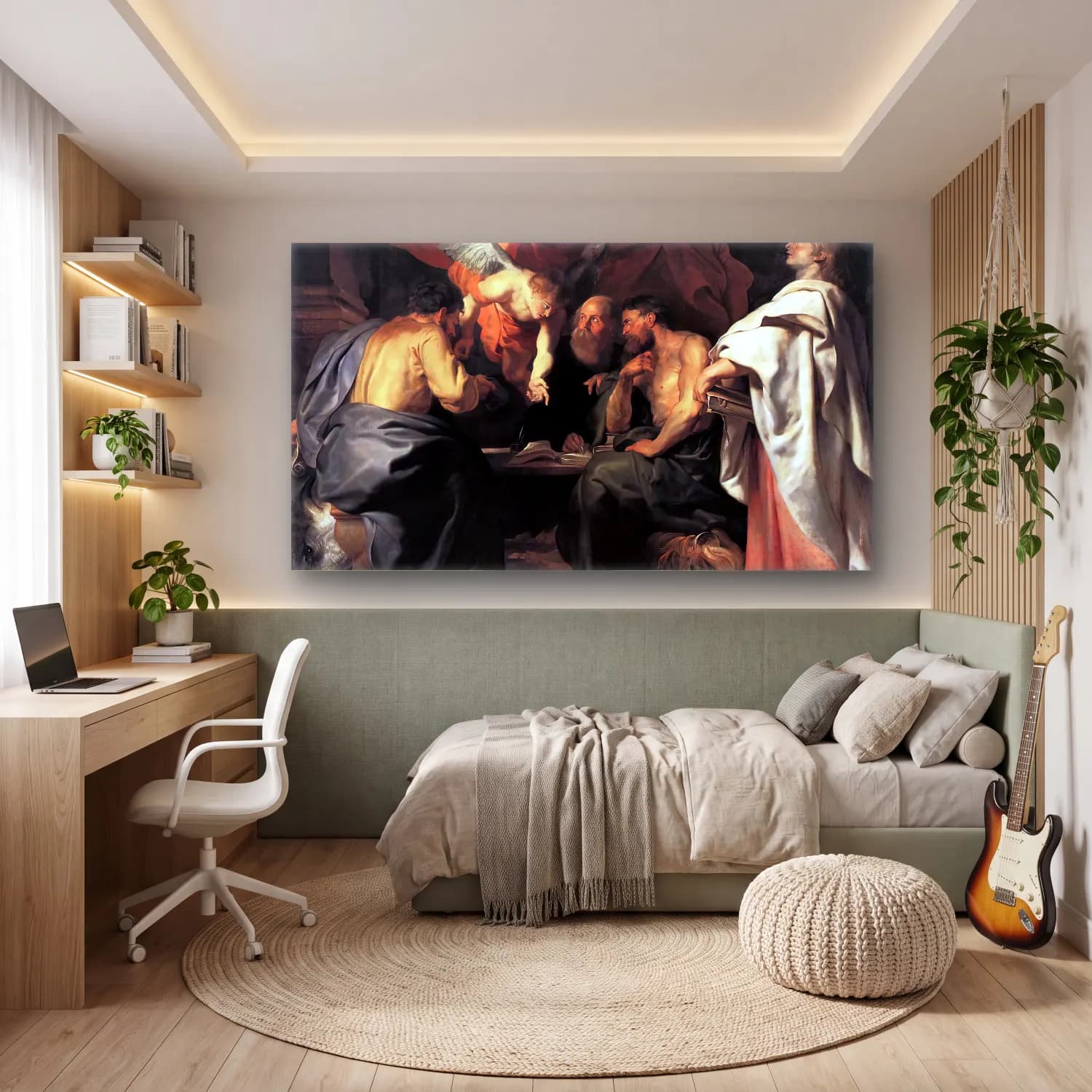 Peter Paul Rubens – The Four Evangelists cam tablo — genç odasında