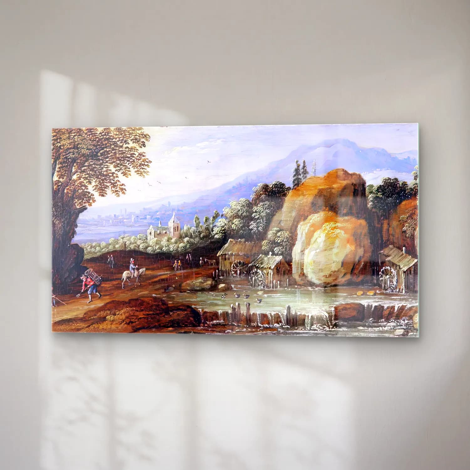 Maerten Ryckaert – Landscape with a Torrent cam tablo — sağ açıdan görünüm