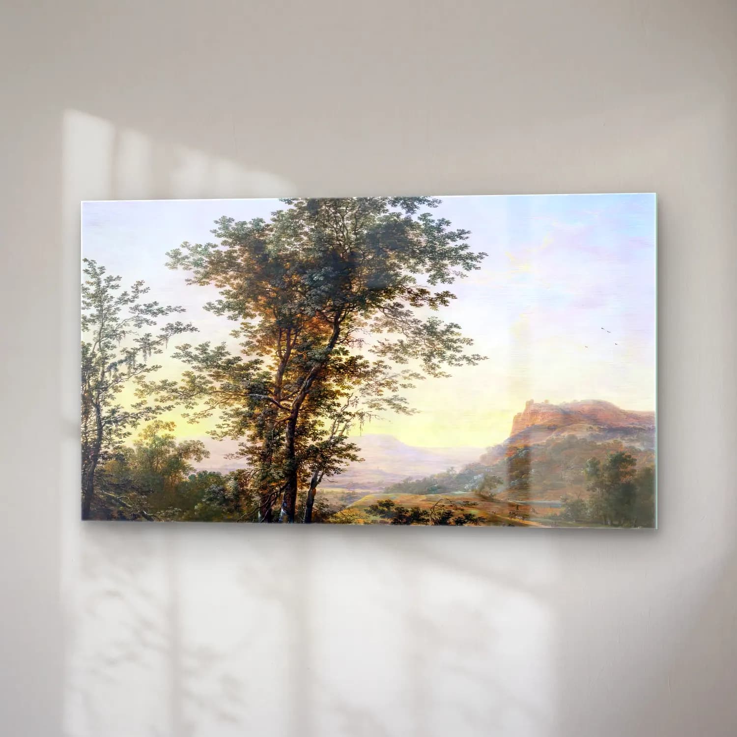Herman Saftleven – Mountainous Landscape cam tablo — sağ açıdan görünüm