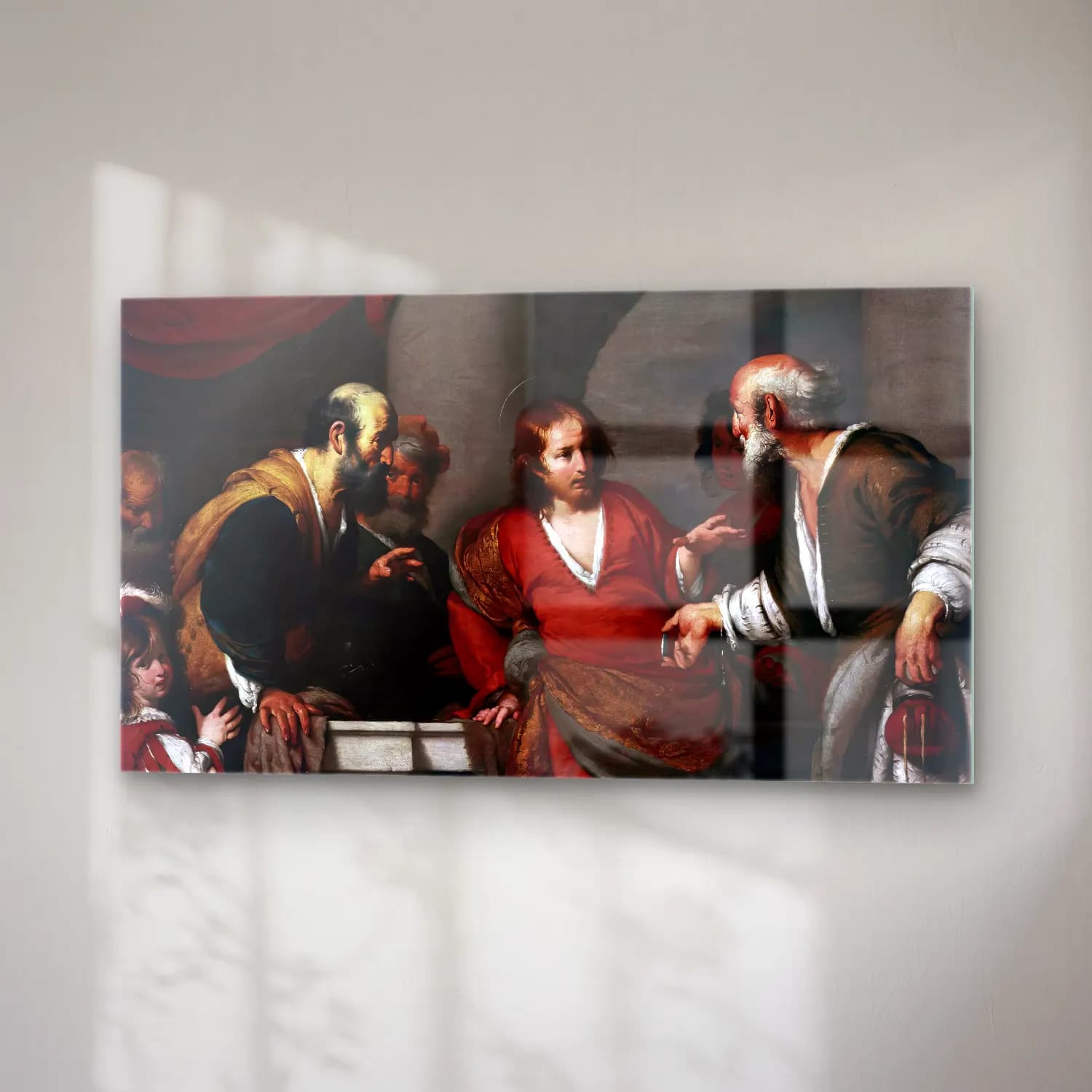 Bernardo Strozzi – Tribute Money cam tablo — sağ açıdan görünüm