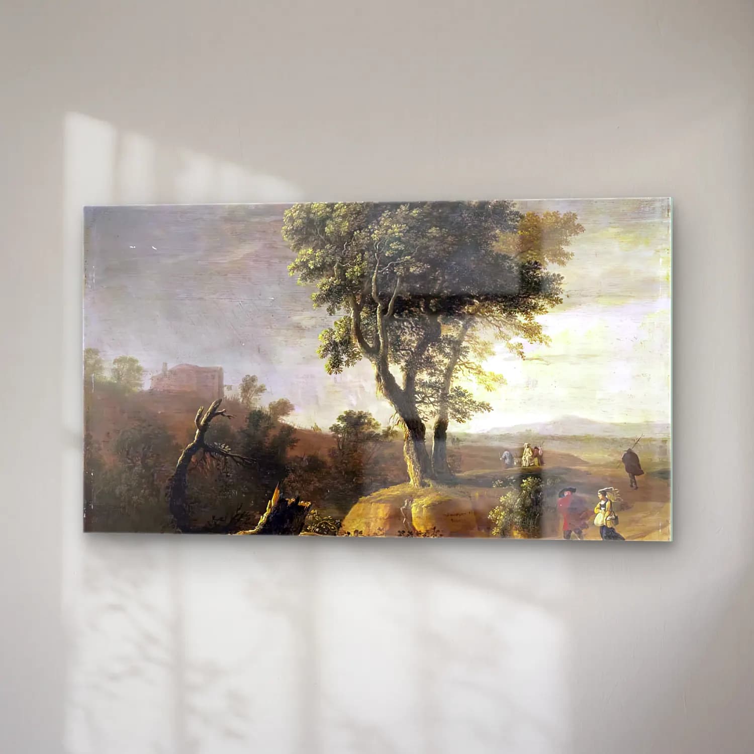 Herman van Swanevelt – An Italianate Landscape cam tablo — sağ açıdan görünüm