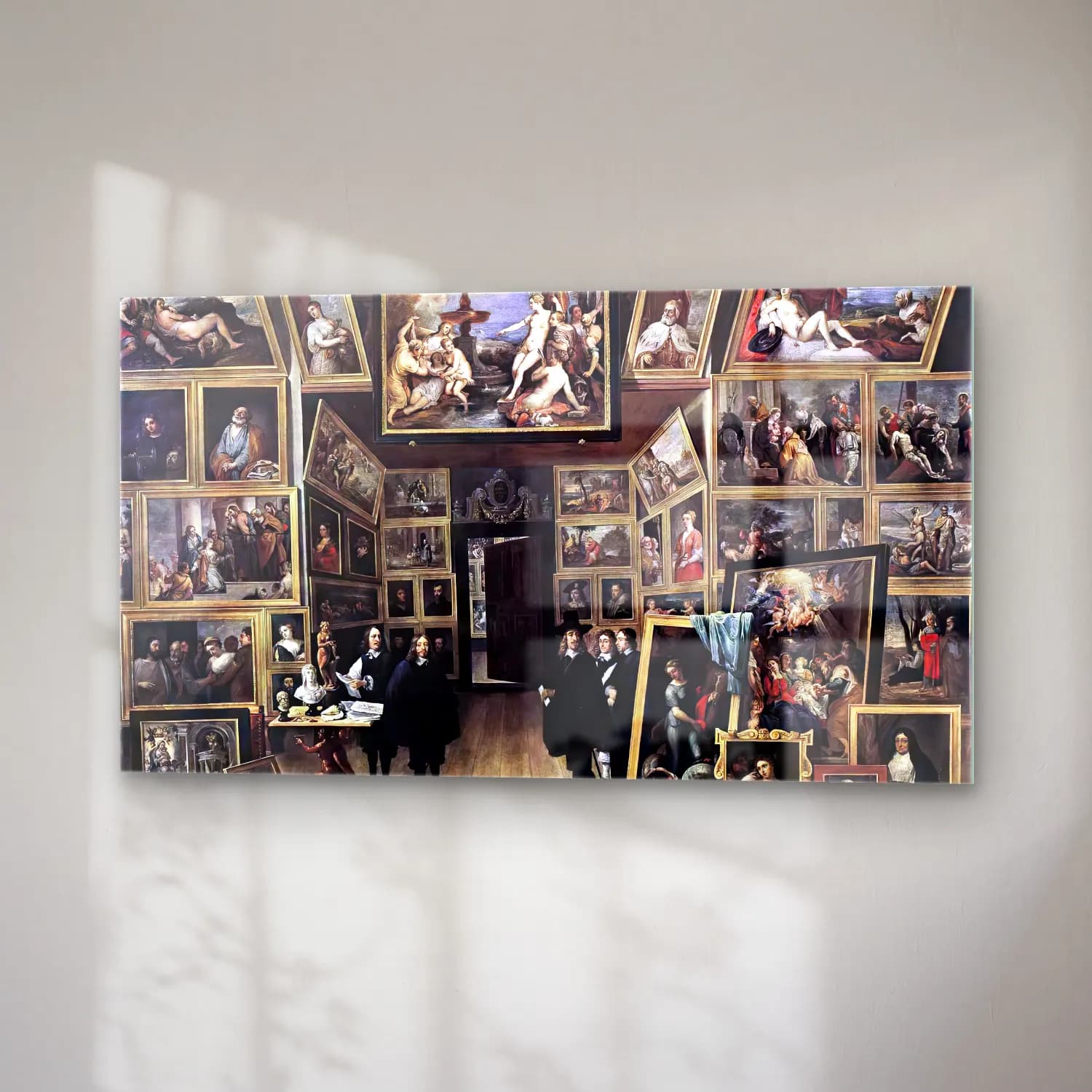 David Teniers the Younger – Archduke Leopold Wilhelm in his Gallery cam tablo — sağ açıdan görünüm