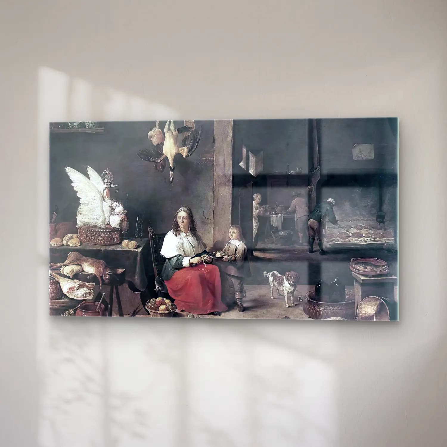 David Teniers the Younger – Kitchen Scene cam tablo — sağ açıdan görünüm