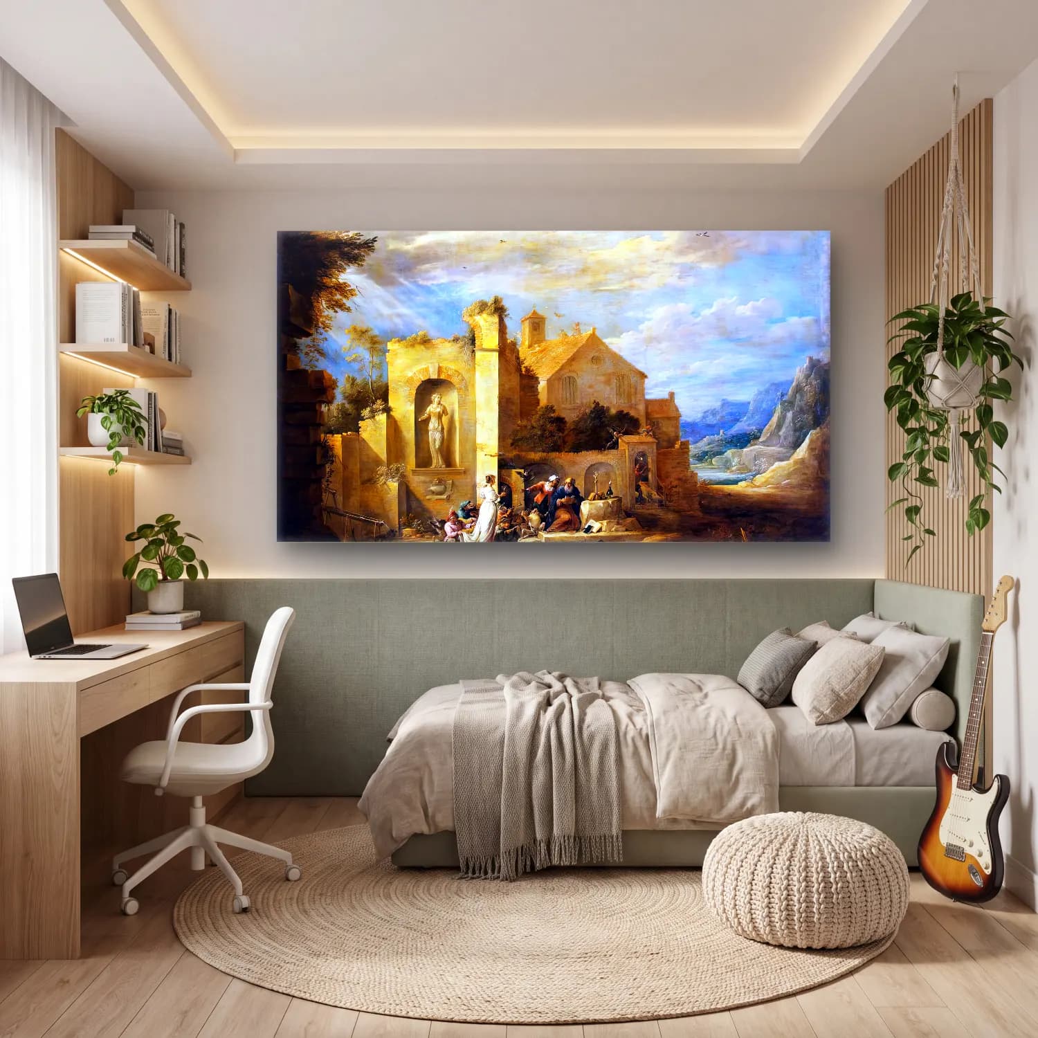 David Teniers the Younger – Temptation of St Antony cam tablo — genç odasında