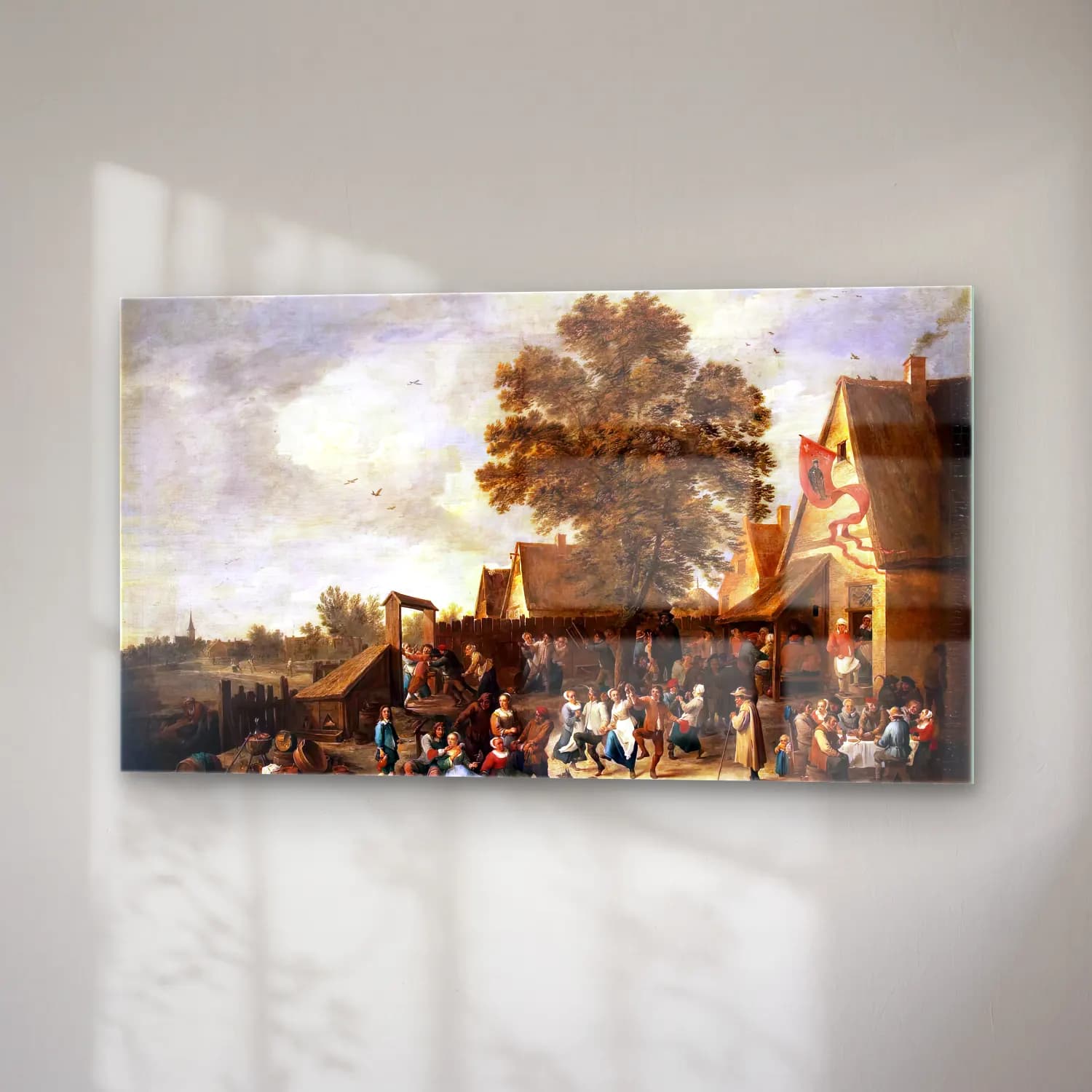 David Teniers the Younger – The Village Feast cam tablo — sağ açıdan görünüm