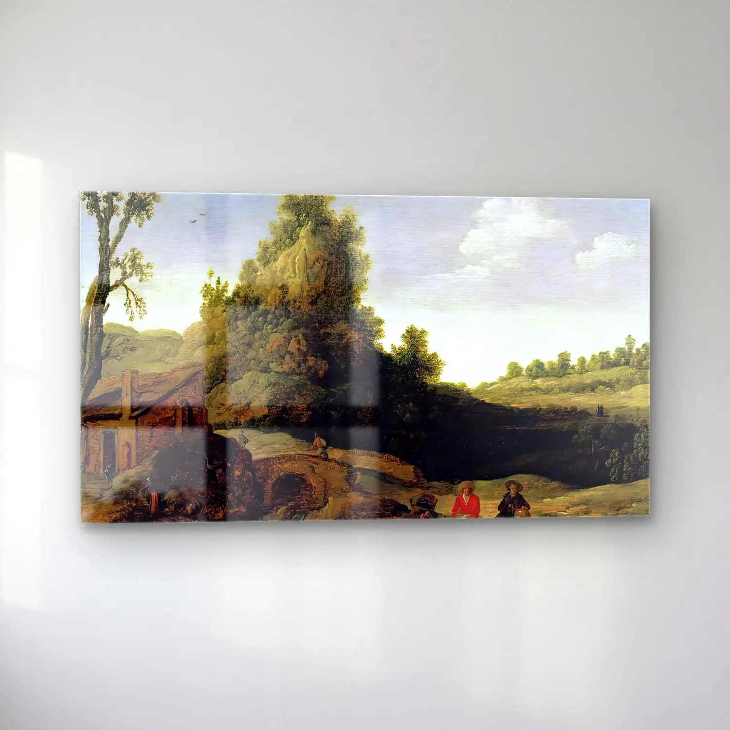 Esaias van de Velde – Landscape cam tablo — sol açıdan görünüm