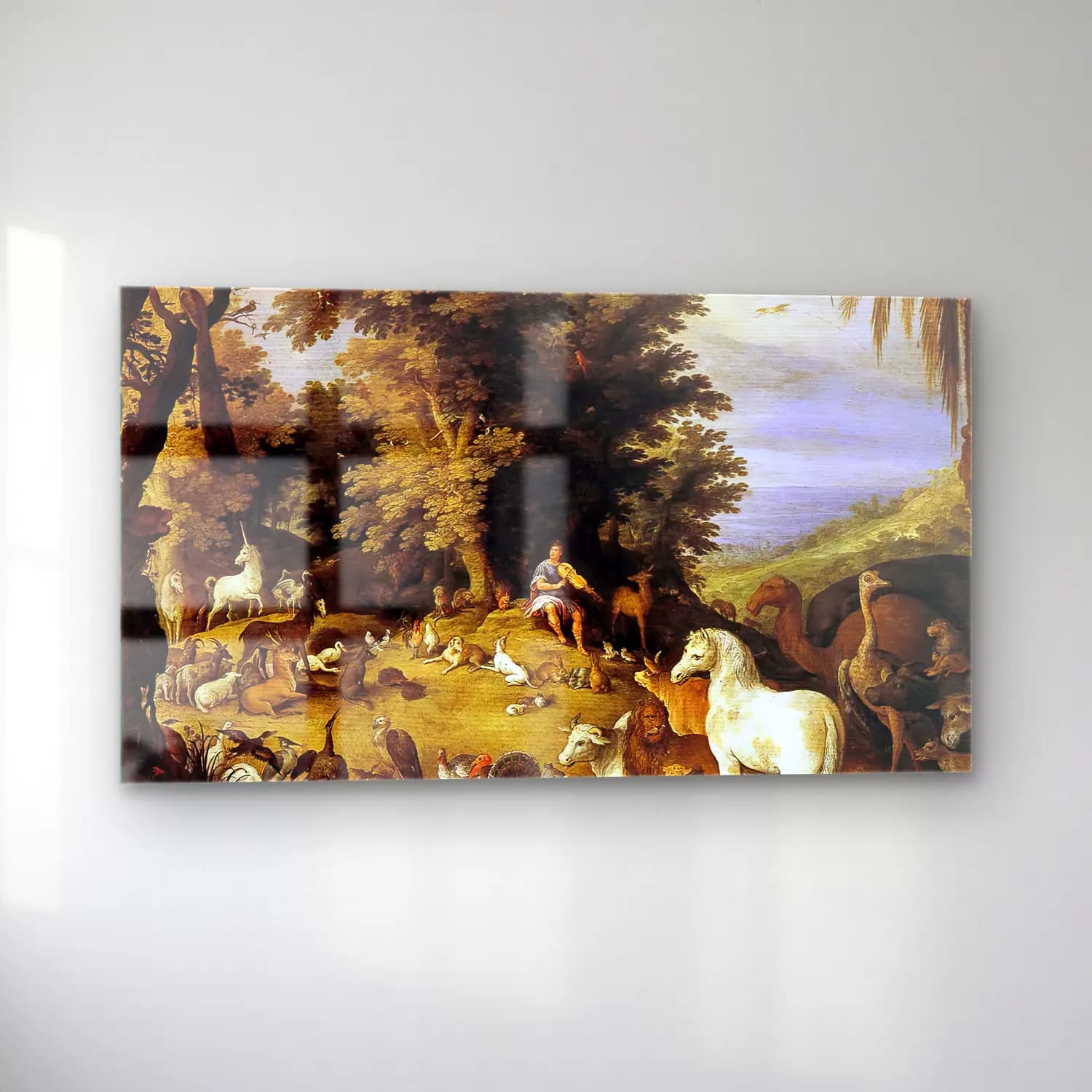 Sebastian Vrancx – Orpheus and the Beasts cam tablo — sol açıdan görünüm