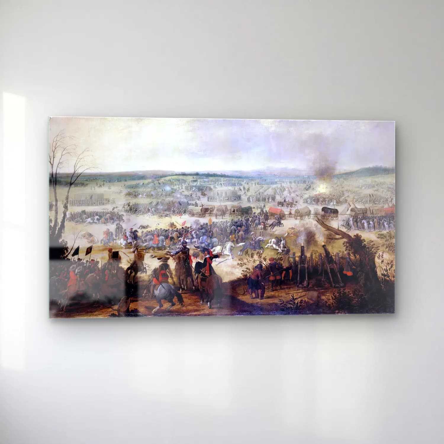 Sebastian Vrancx – The Battle of Wimpfen cam tablo — sol açıdan görünüm